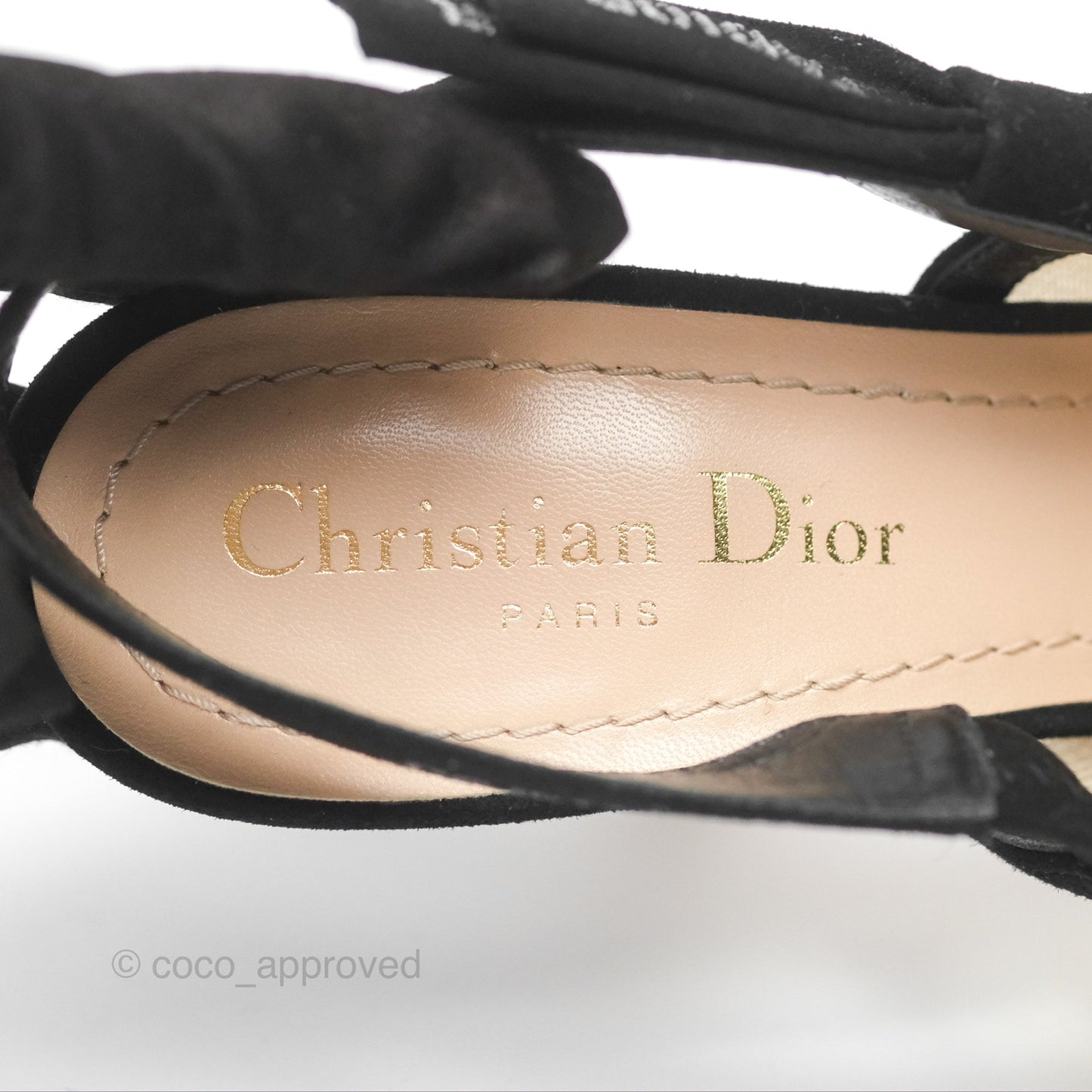 Christian Dior J’adior Polka Dot Slingback Pumps Size 36.5