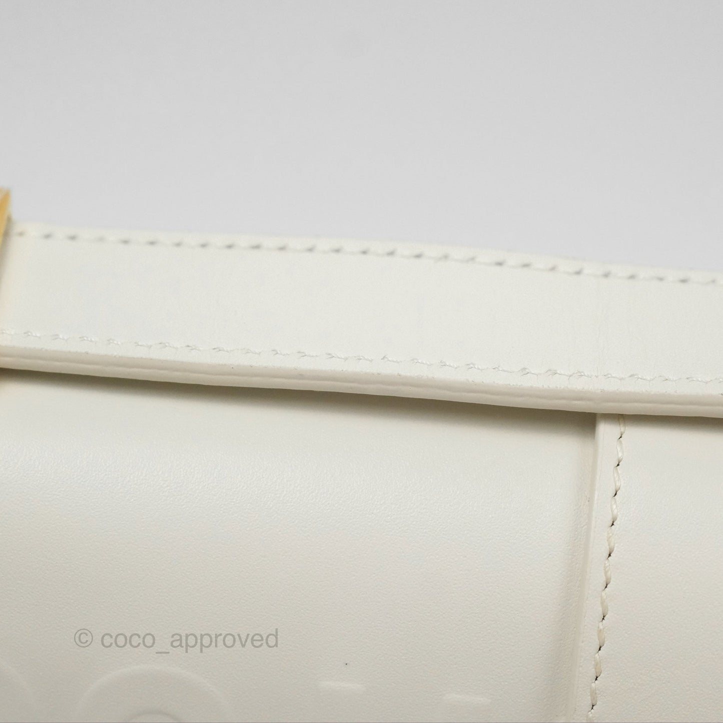 Christian Dior Small 30 Montaigne Box Bag White Calfskin