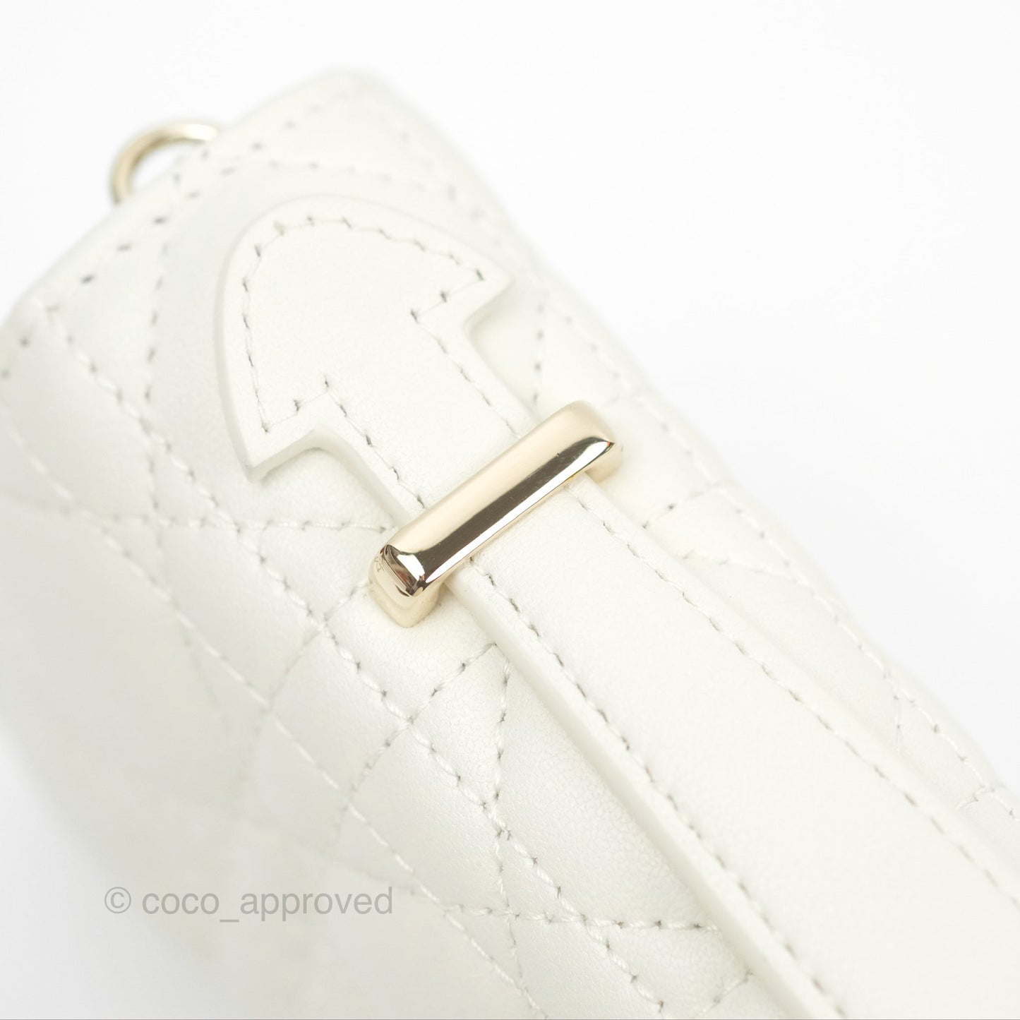 Dior Miss Dior Mini Bag White Cannage Lambskin