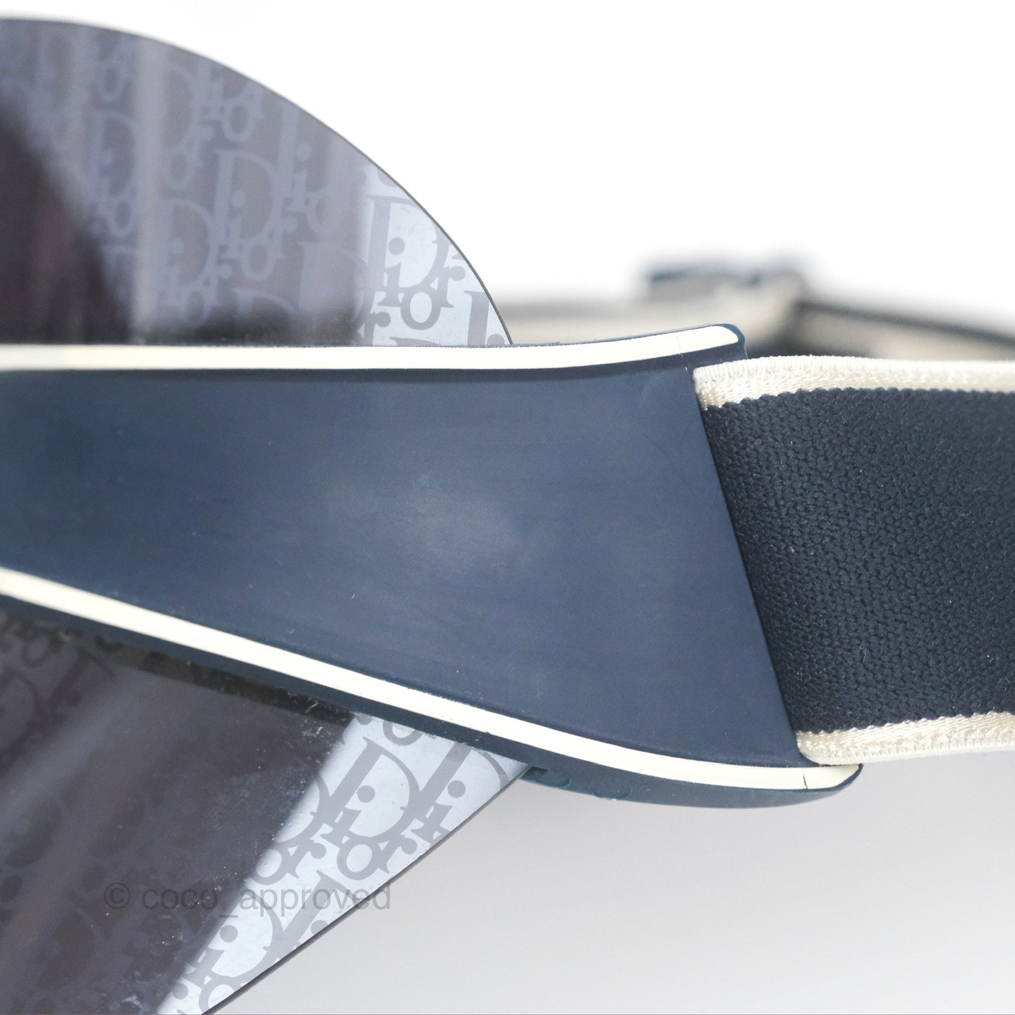 Christian Dior Diorclub V1U Dior Blue Oblique Visor