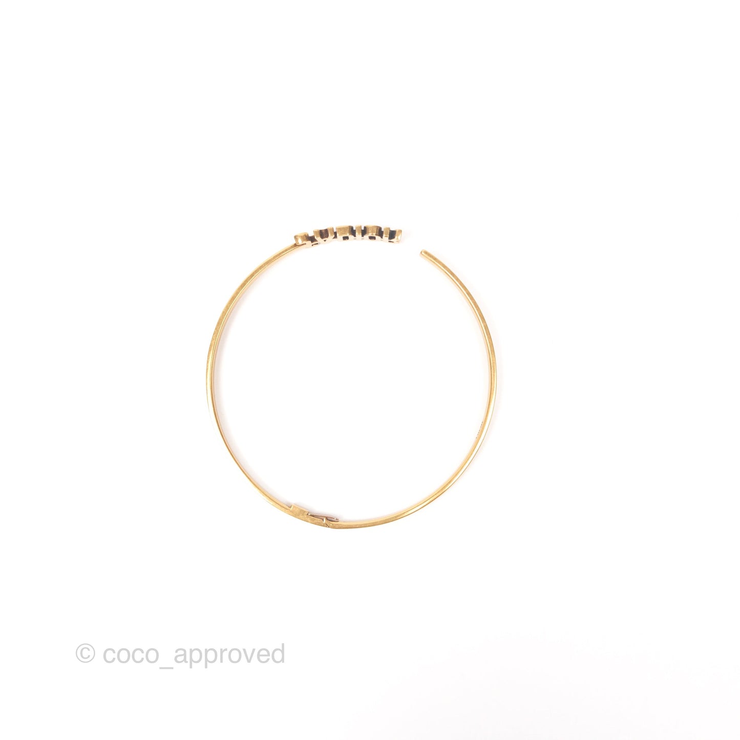 Christian Dior J'adior Choker Gold Tone
