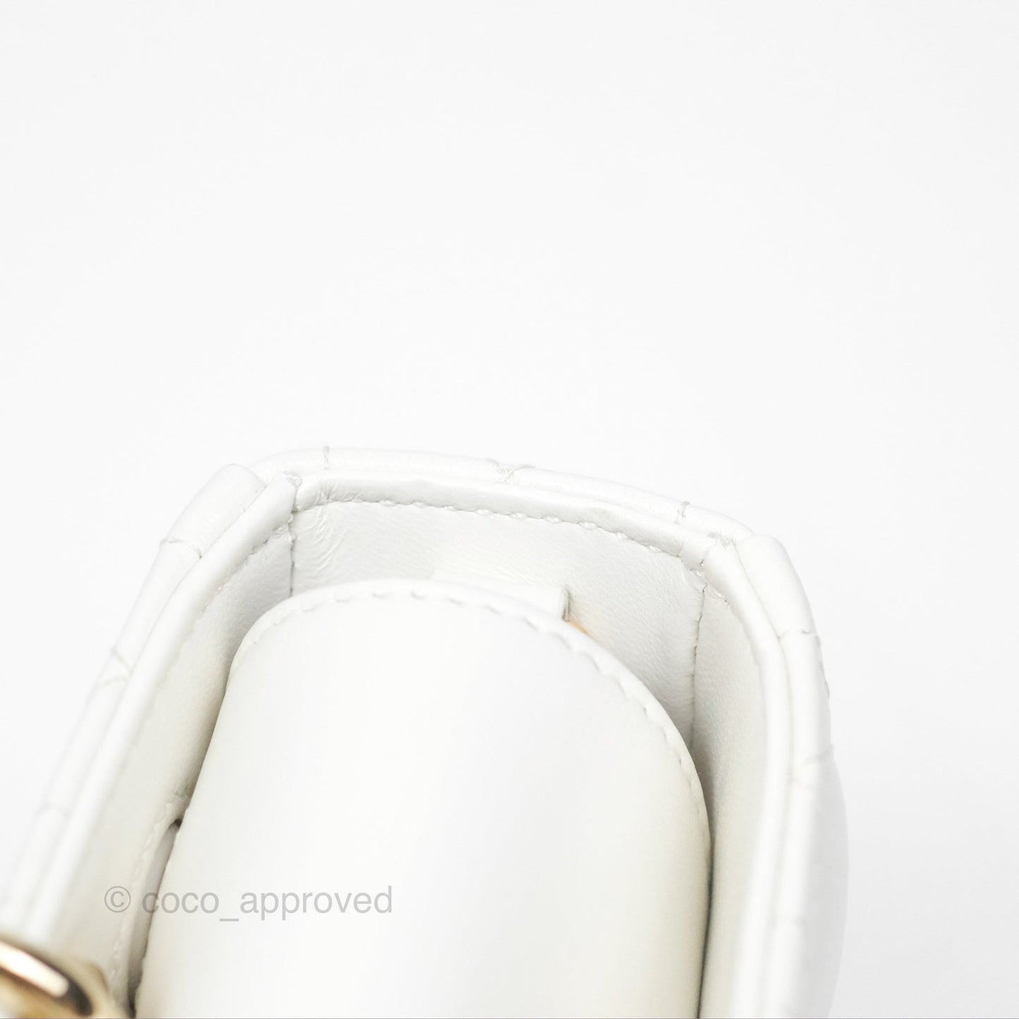 Christian Dior Small Lady D-Joy Bag Latte Lambskin Cannage Gold Hardware