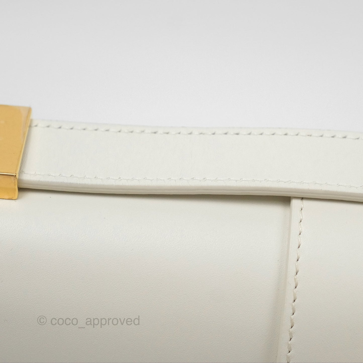 Christian Dior Small 30 Montaigne Box Bag White Calfskin