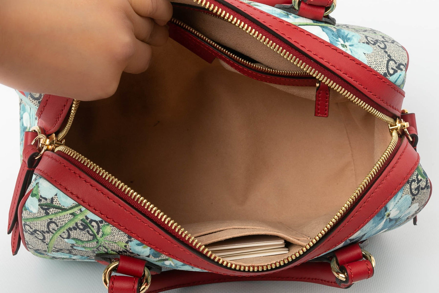 Sac à main Bowling en toile monogrammée Gucci