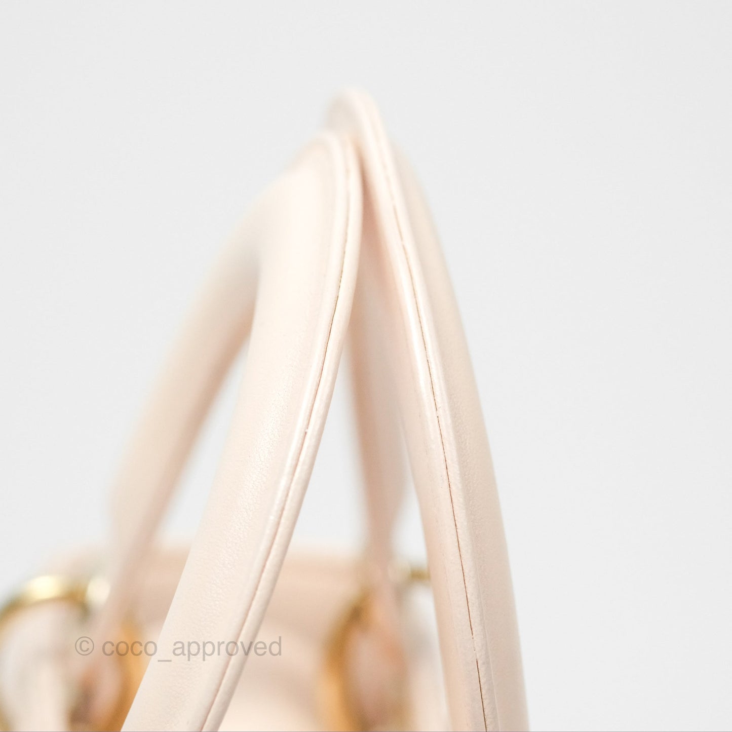 Christian Dior My ABCDior Lady Dior Baby Pink Cannage Lambskin Gold Hardware