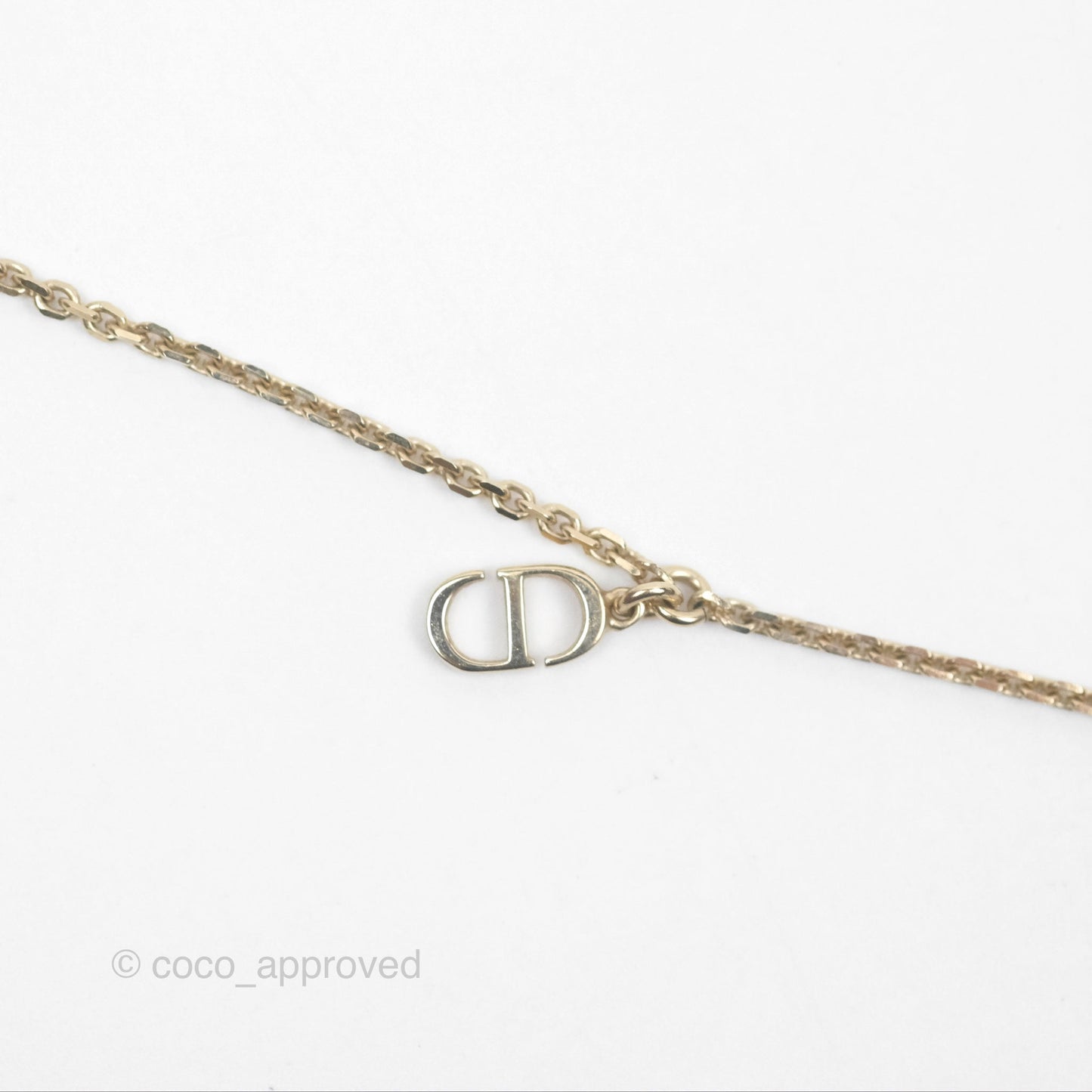 Christian Dior Double Necklace Bee Star Clover Crystals Pearls Gold Tone