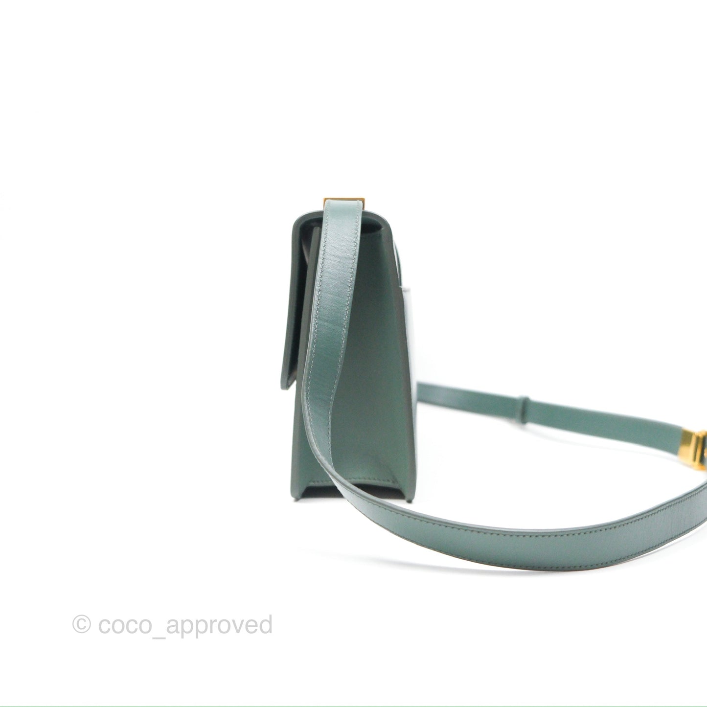 Dior 30 Montaigne Bag Teal Green Box Calfskin