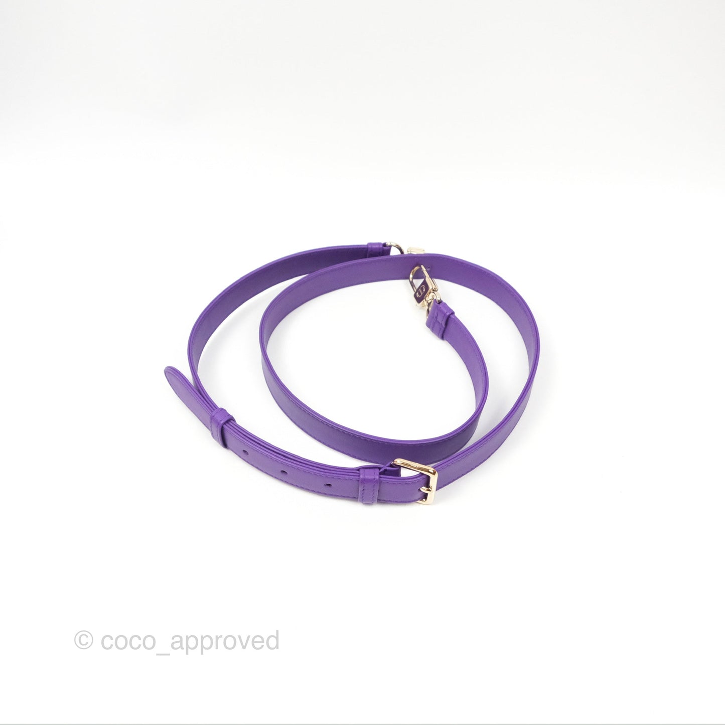 Dior Small Lady D-Joy Bag Purple Lambskin Cannage Gold Hardware