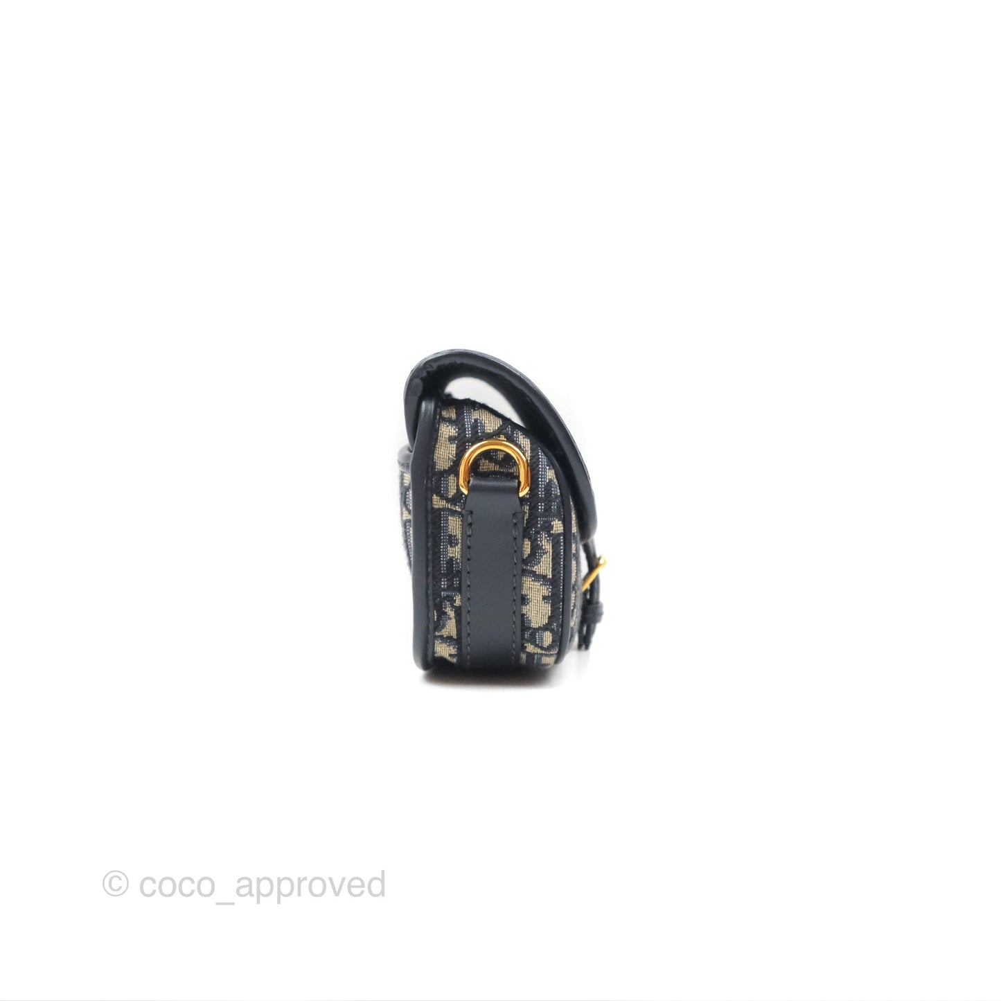 Christian Dior Bobby East-West Bag Blue Oblique Jacquard Canvas