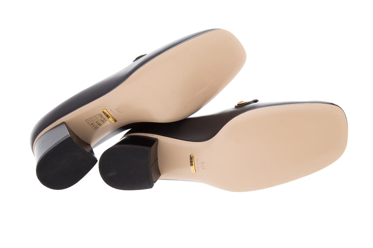 Gucci Black Sylvie Loafer Pumps SZ 41.5