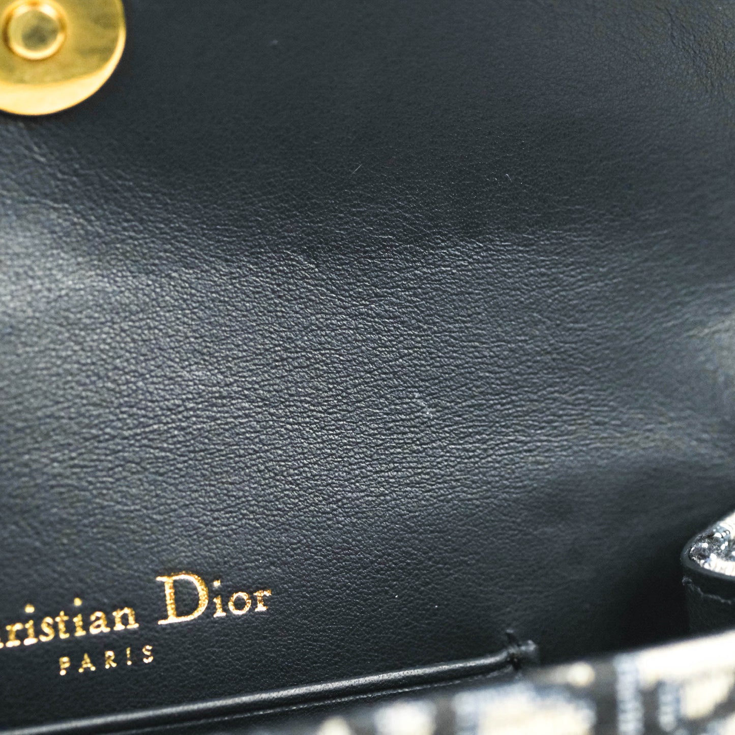 Christian Dior Blue Dior Oblique Jacquard Saddle Belt Pouch