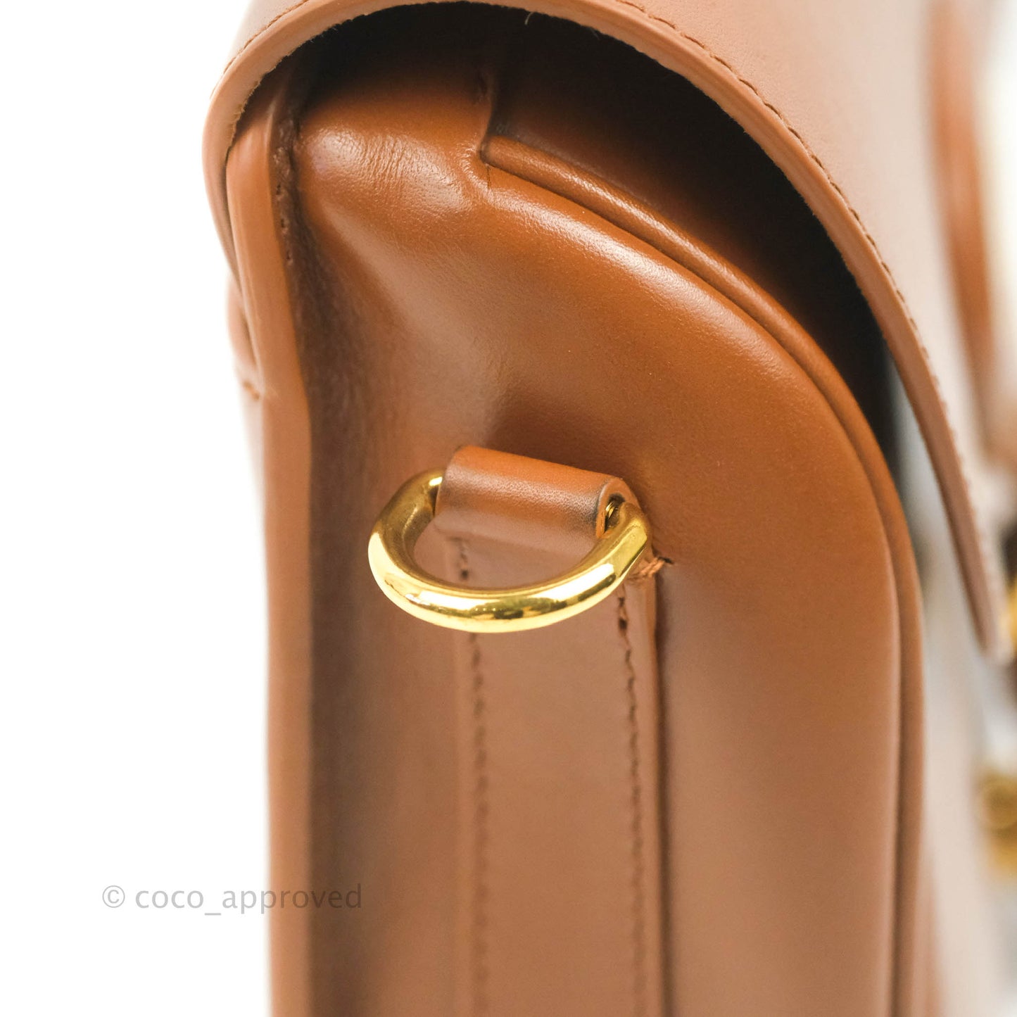 Dior Medium Bobby Bag Brown Calfskin Gold Hardware