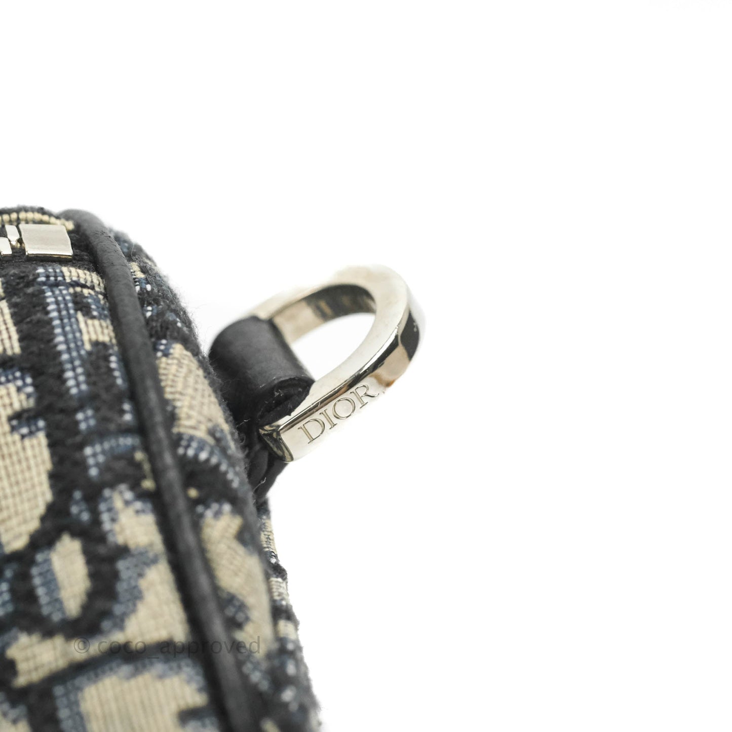 Christian Dior Roller Messenger Bag Beige and Black Dior Oblique Jacquard