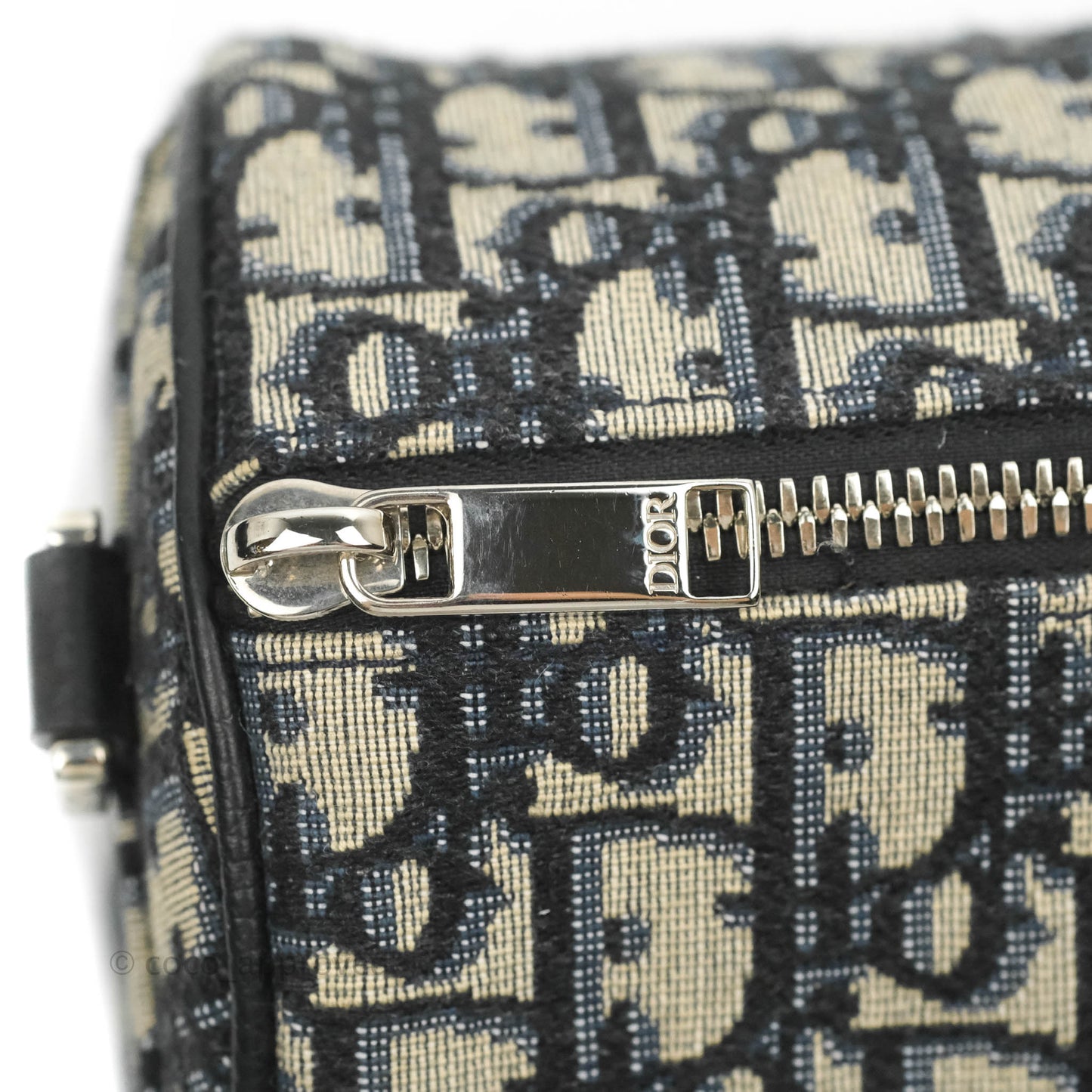 Christian Dior Roller Messenger Bag Beige and Black Dior Oblique Jacquard