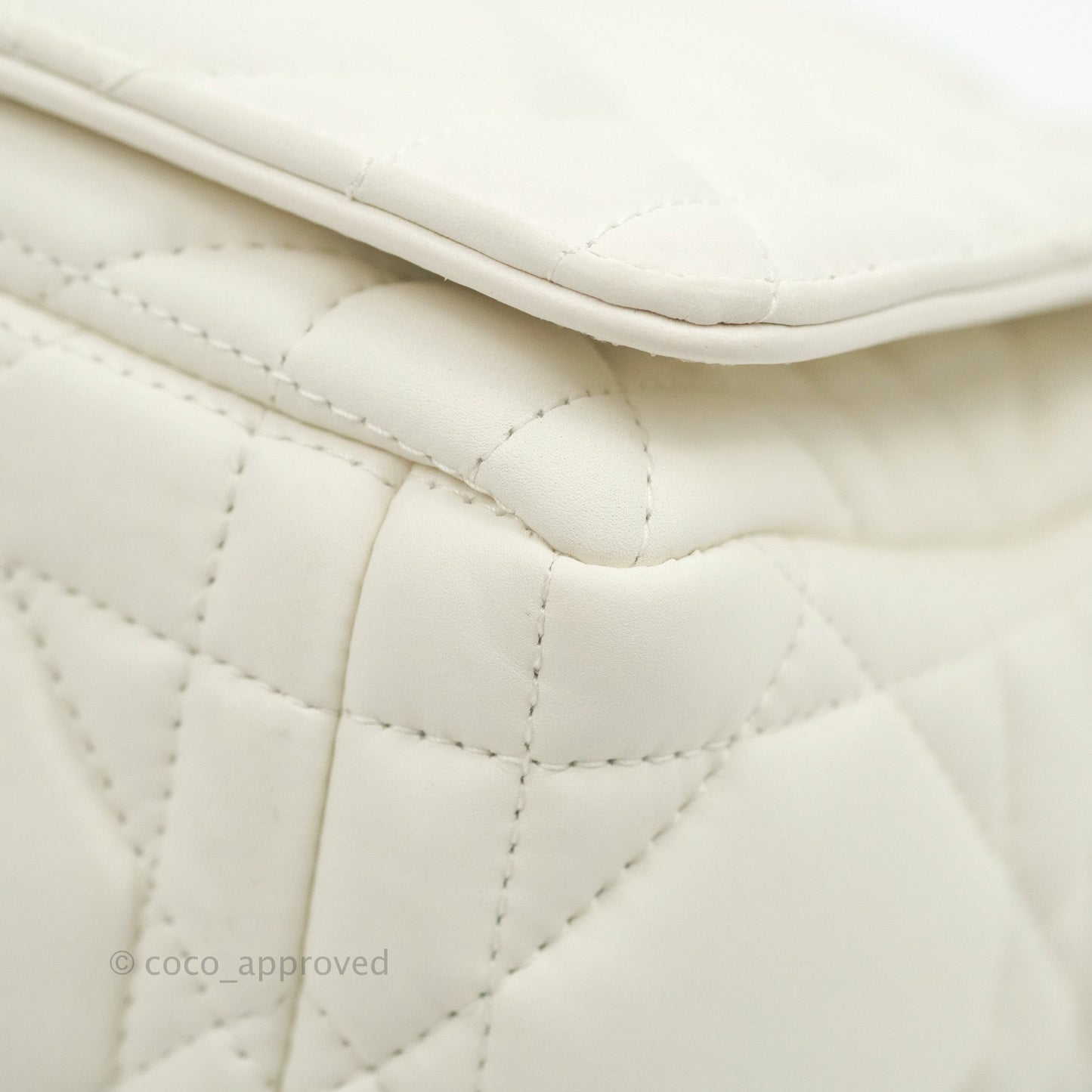 Christian Dior Medium Caro Bag Latte Matte Padded Macrocannage Calfskin