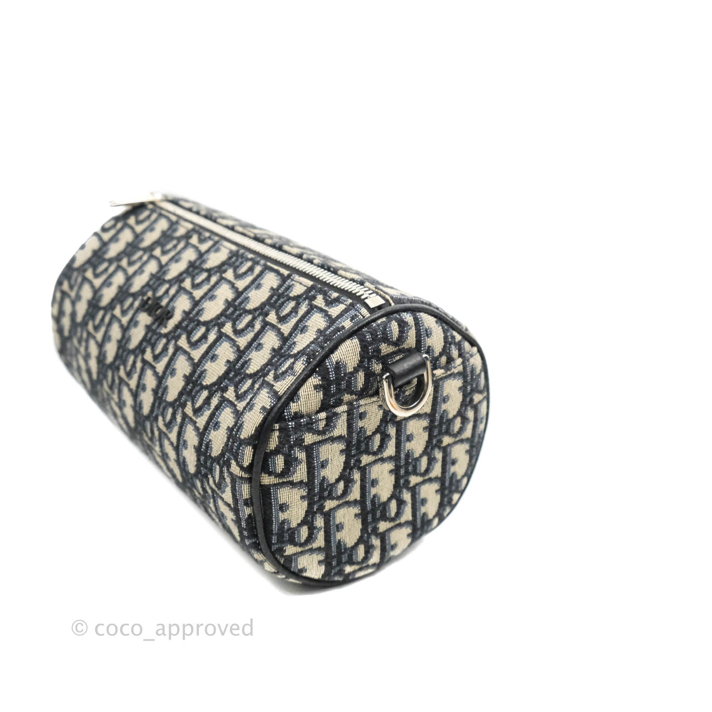 Christian Dior Roller Messenger Bag Beige and Black Dior Oblique Jacquard