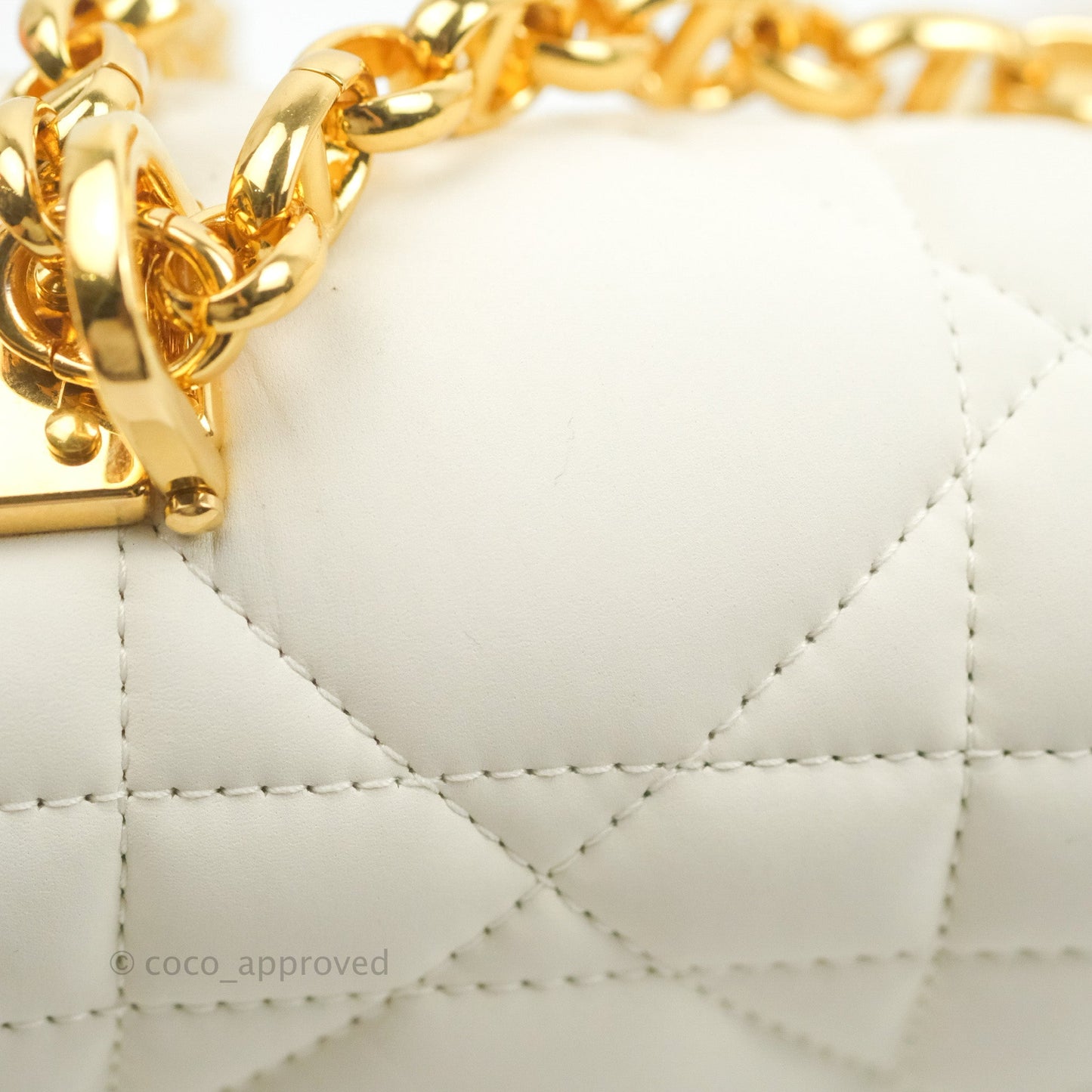 Christian Dior Medium Caro Bag Latte Matte Padded Macrocannage Calfskin