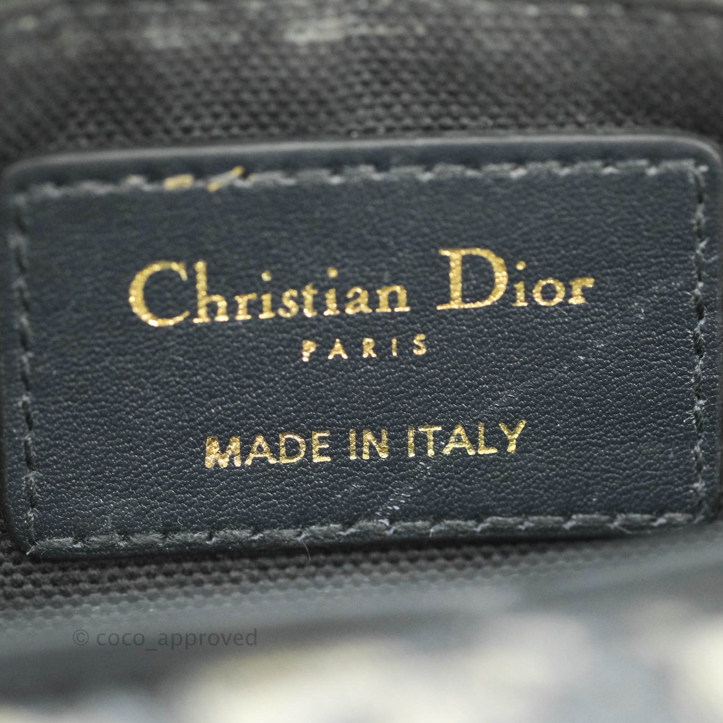 Christian Dior 30 Montaigne Blue Oblique Jacquard 2-in-1 Pouch
