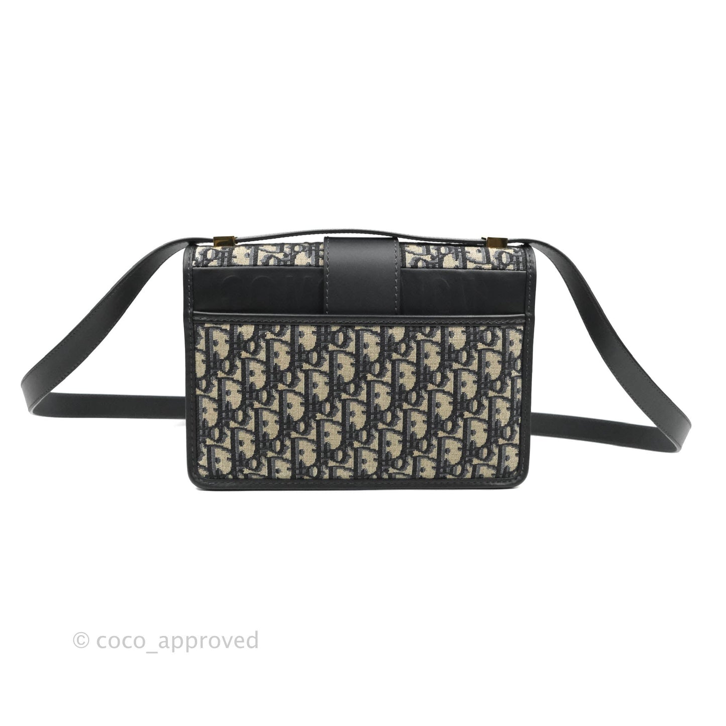 Dior 30 Montaigne Bag Blue Dior Oblique Jacquard