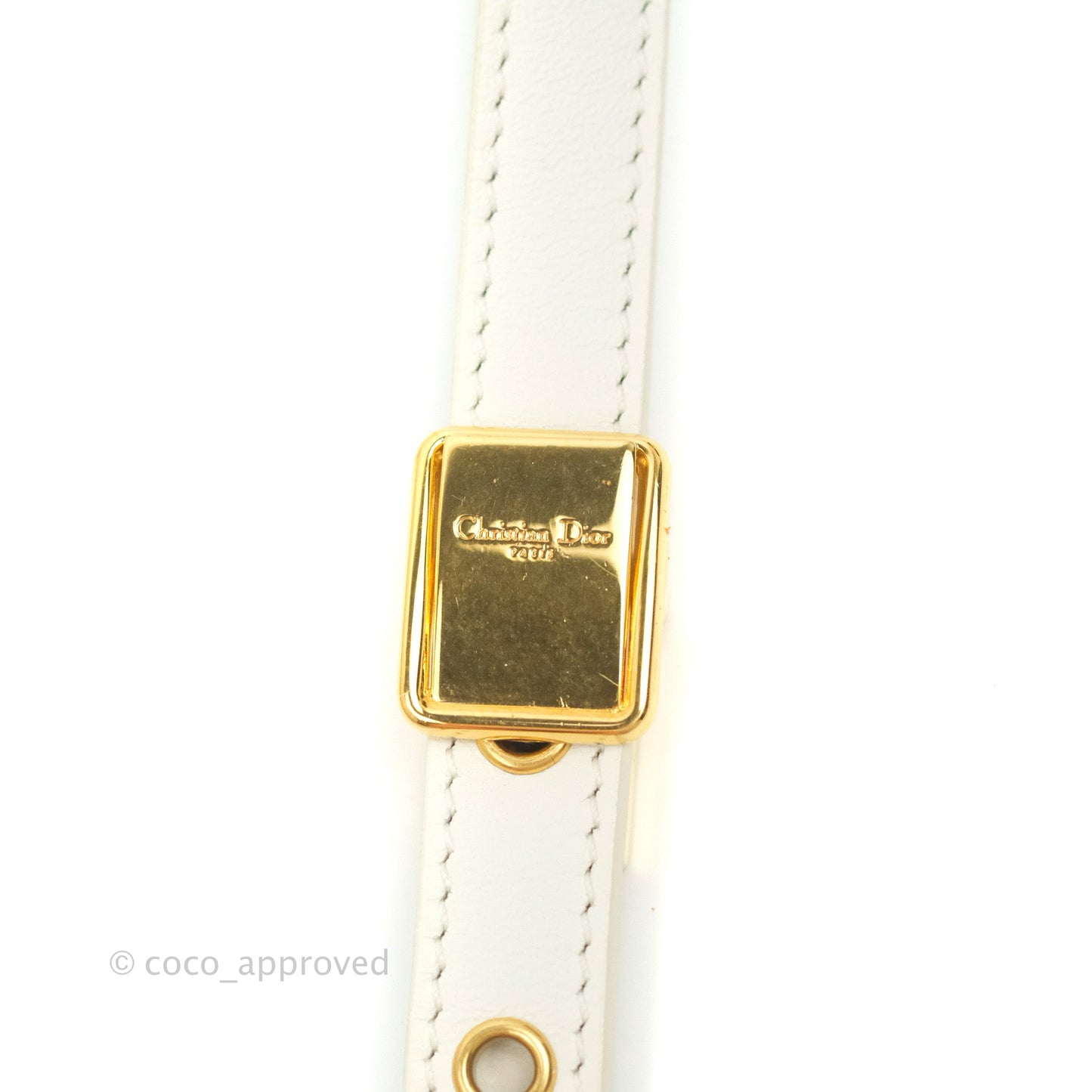 Christian Dior Medium Caro Bag Latte Matte Padded Macrocannage Calfskin