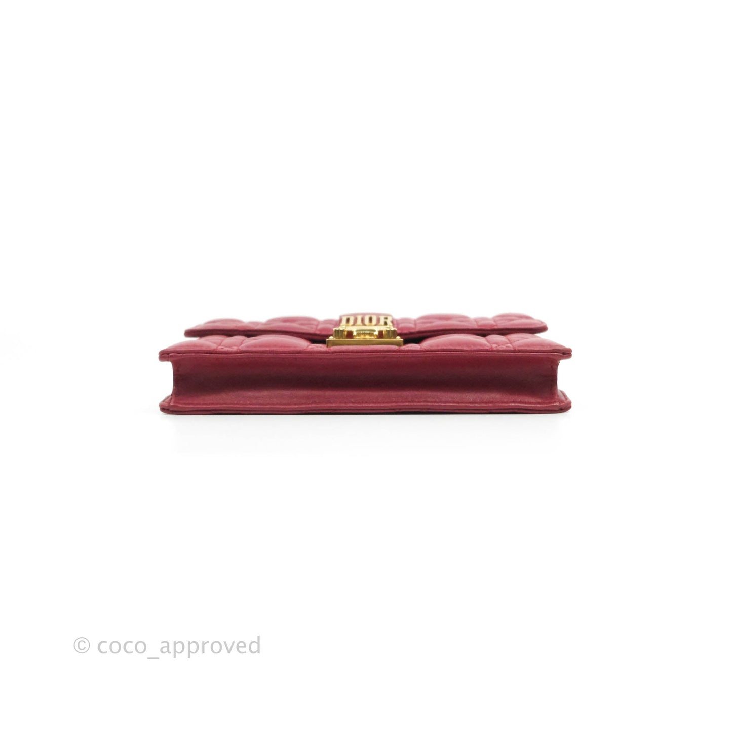 Dior DiorAddict WOC Red Lambskin Gold Hardware