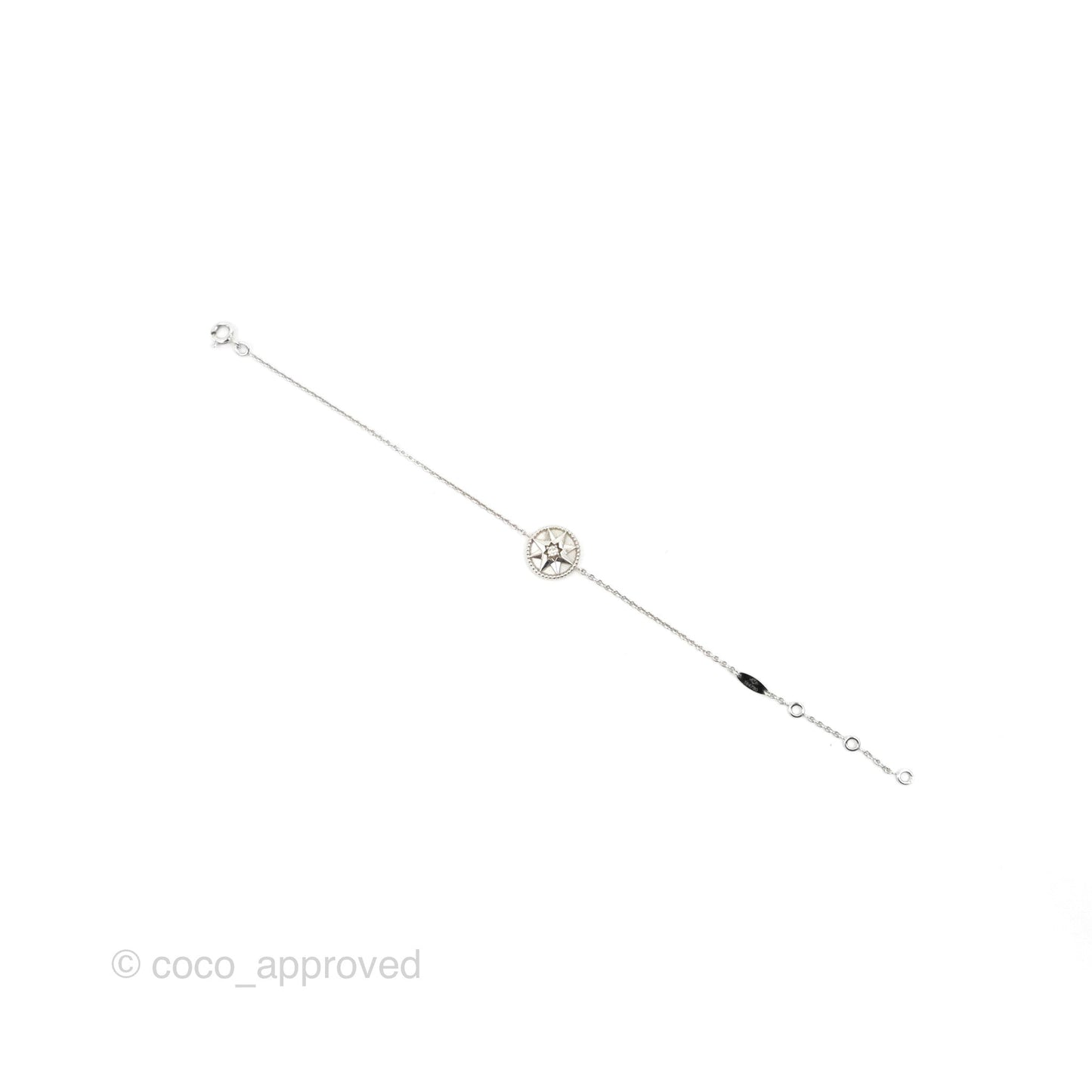 Dior Rose Des Vents Bracelet Diamonds/Mother of Pearl White Gold