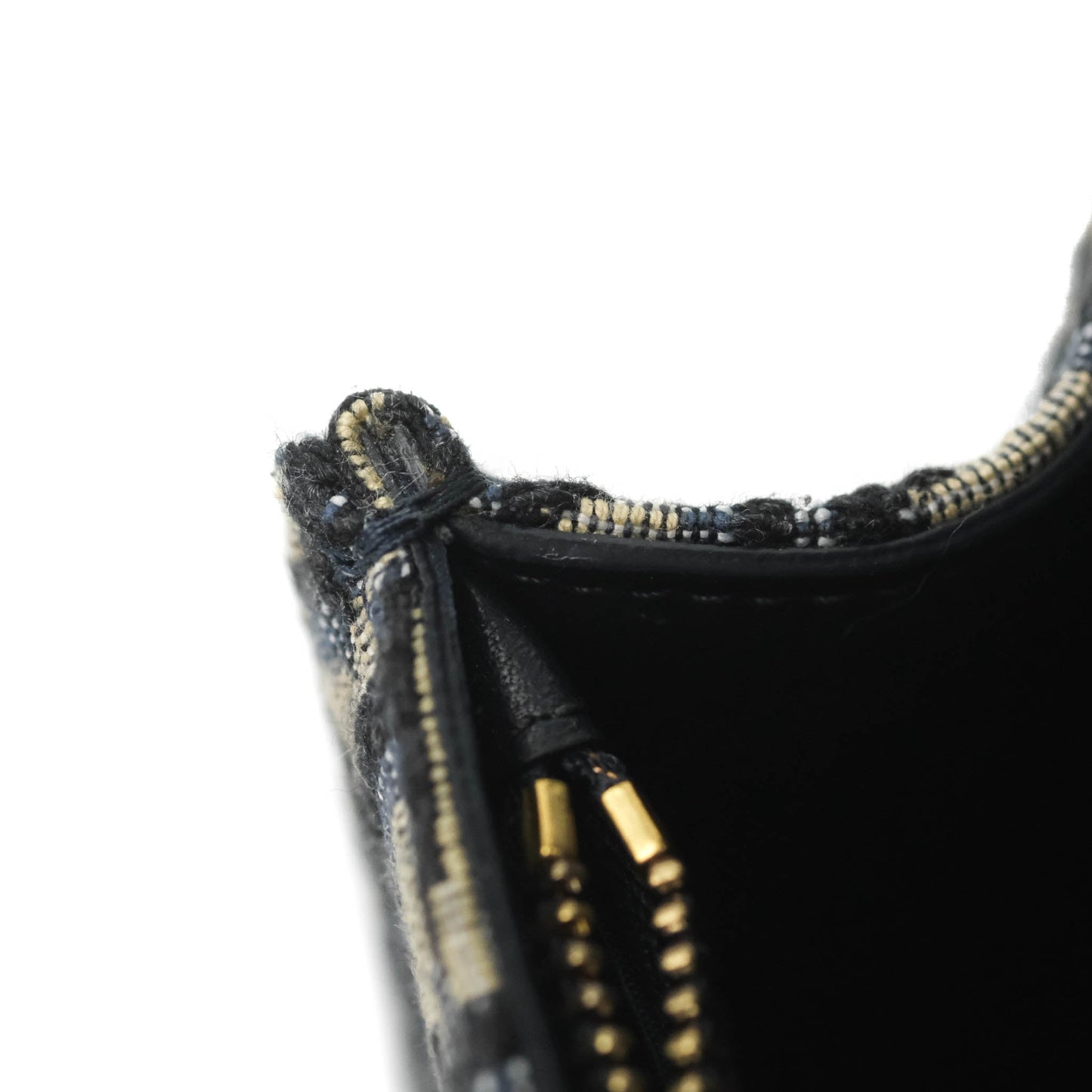 Christian Dior Blue Dior Oblique Jacquard Saddle Belt Pouch