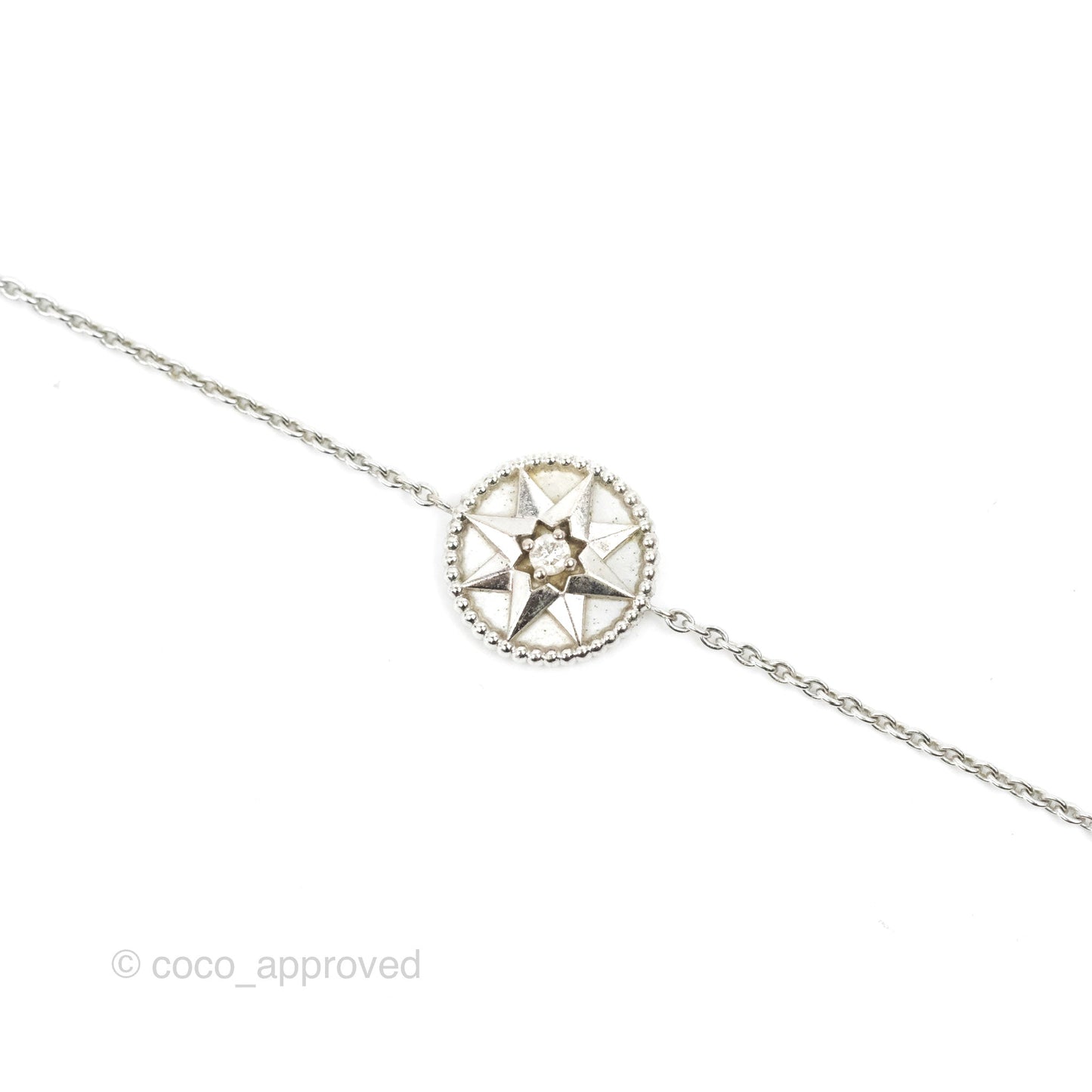Dior Rose Des Vents Bracelet Diamonds/Mother of Pearl White Gold