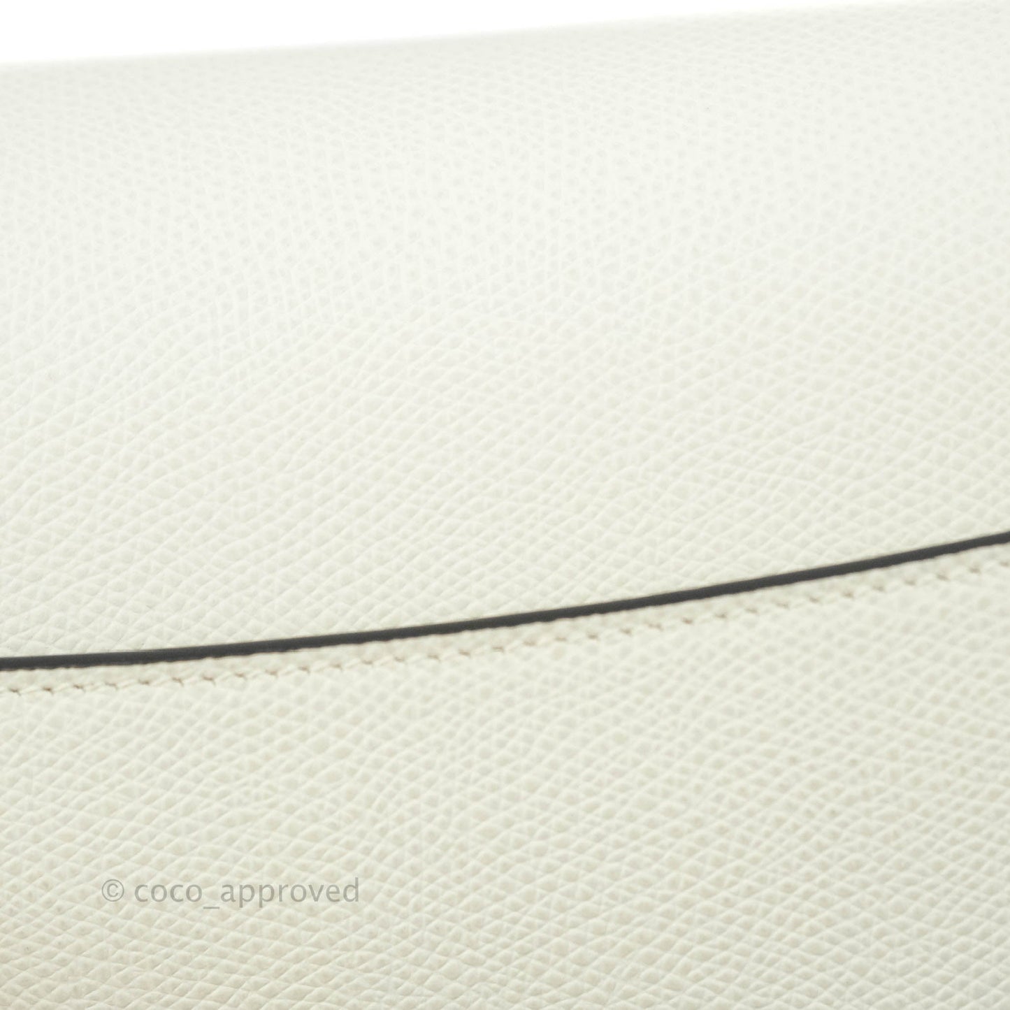 Christian Dior Saddle Bag White Grained Calfskin Gold Hardware