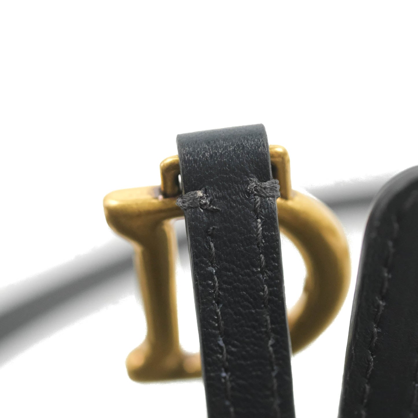 Christian Dior Blue Dior Oblique Jacquard Saddle Belt Pouch