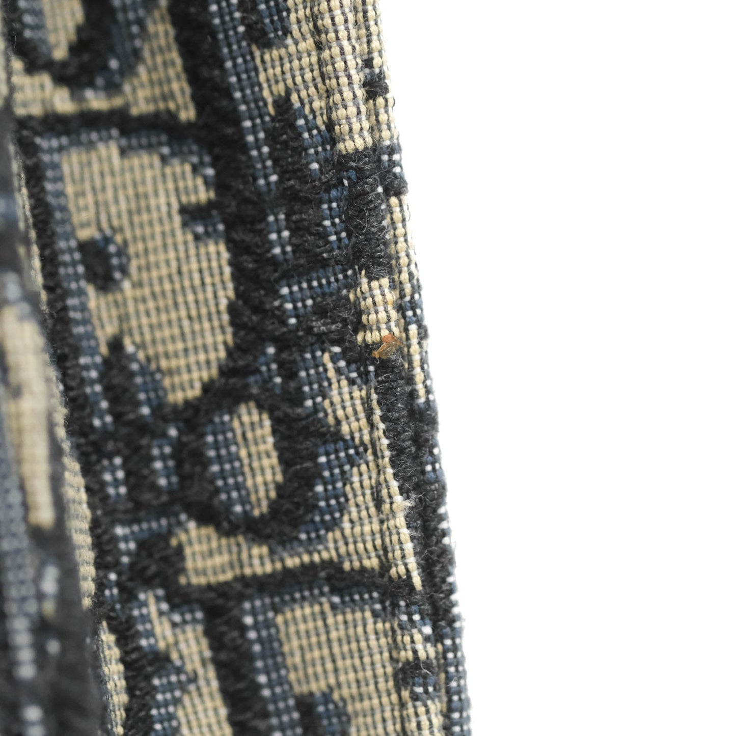 Christian Dior Blue Dior Oblique Jacquard Saddle Belt Pouch
