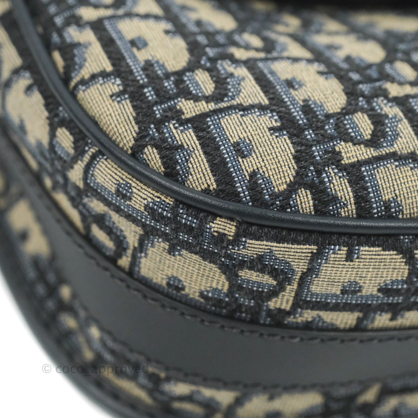 Dior Medium Bobby Bag Blue Oblique Jacquard Canvas