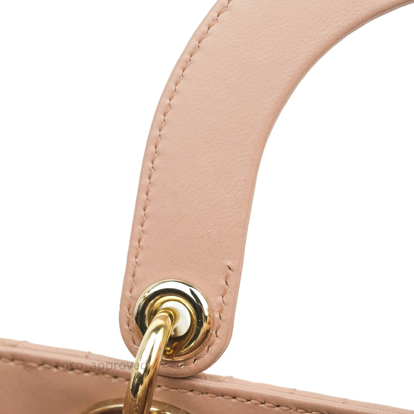 Christian Dior My ABCDior Lady Dior Fard Blush Lambskin Gold Hardware