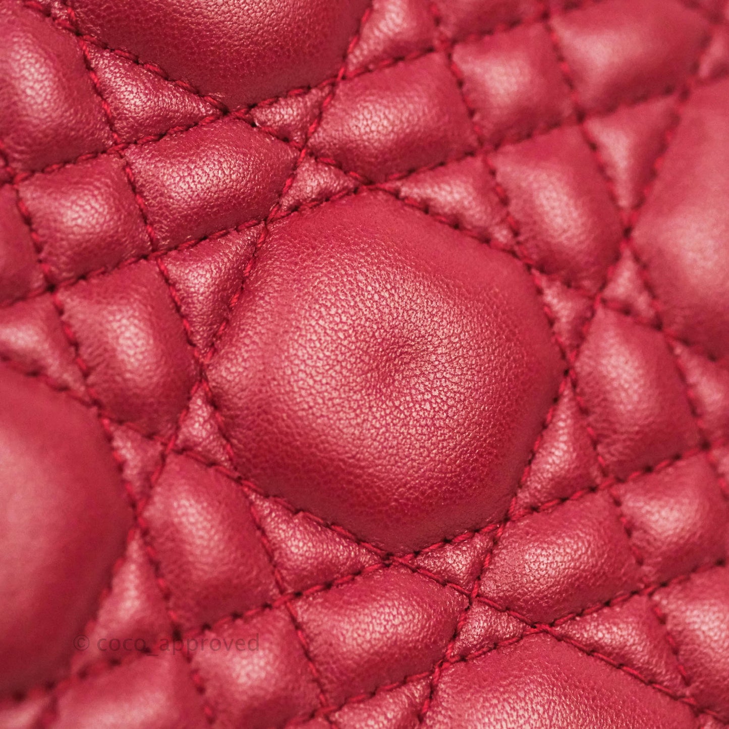 Dior DiorAddict WOC Red Lambskin Gold Hardware