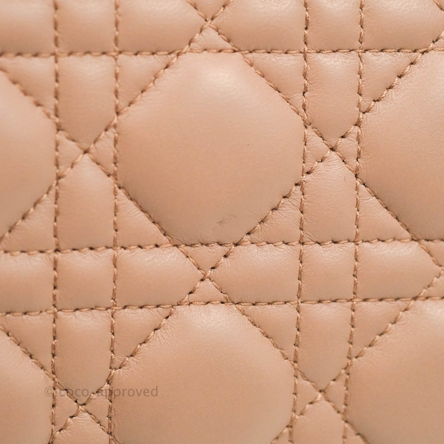 Christian Dior My ABCDior Lady Dior Fard Blush Lambskin Gold Hardware