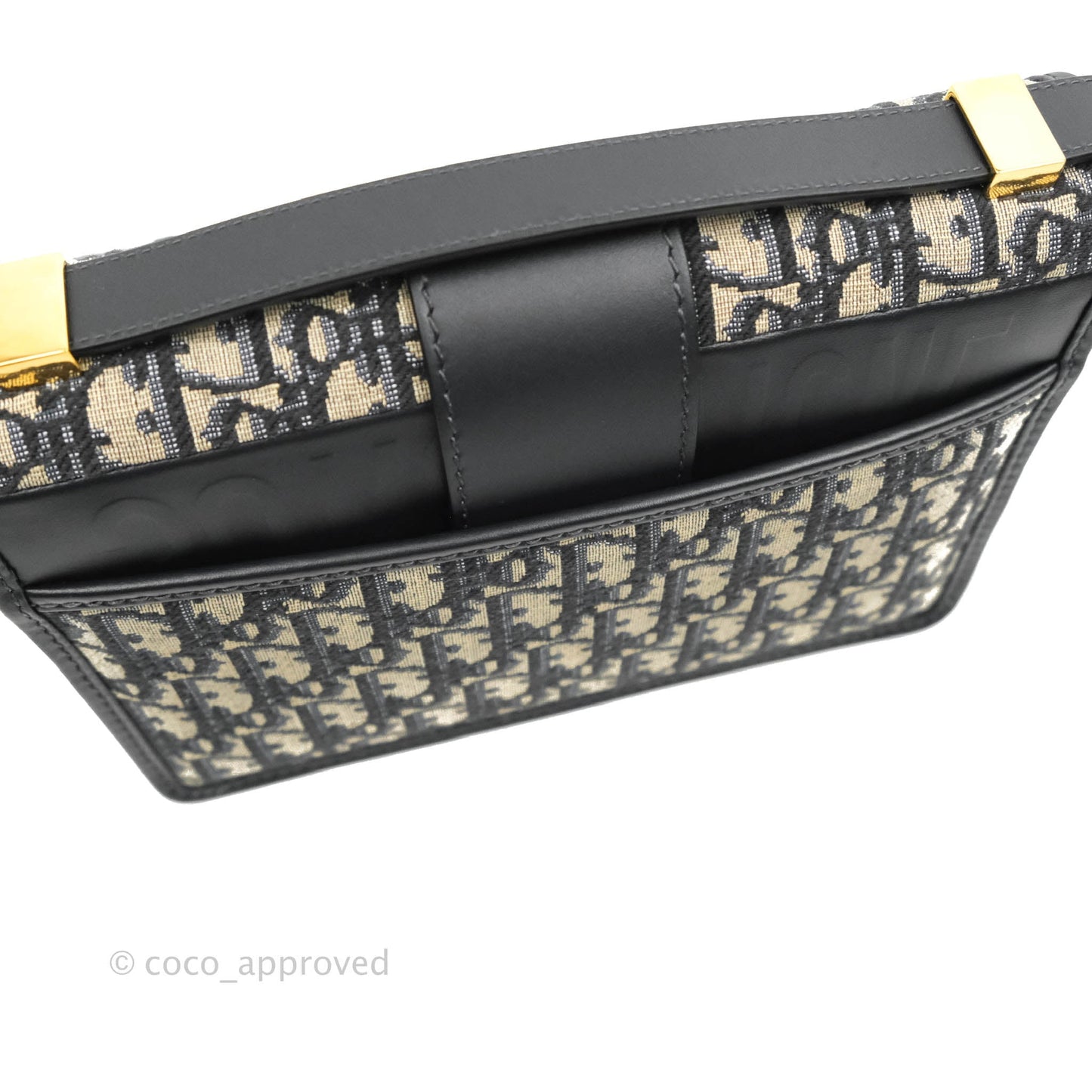 Dior 30 Montaigne Bag Blue Dior Oblique Jacquard