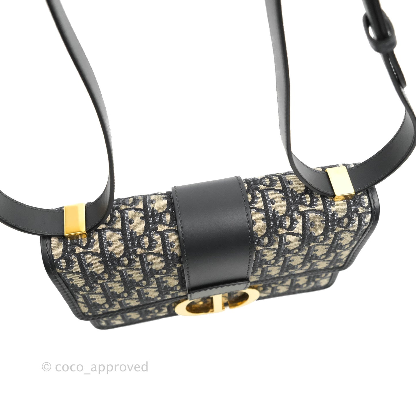 Dior 30 Montaigne Bag Blue Dior Oblique Jacquard