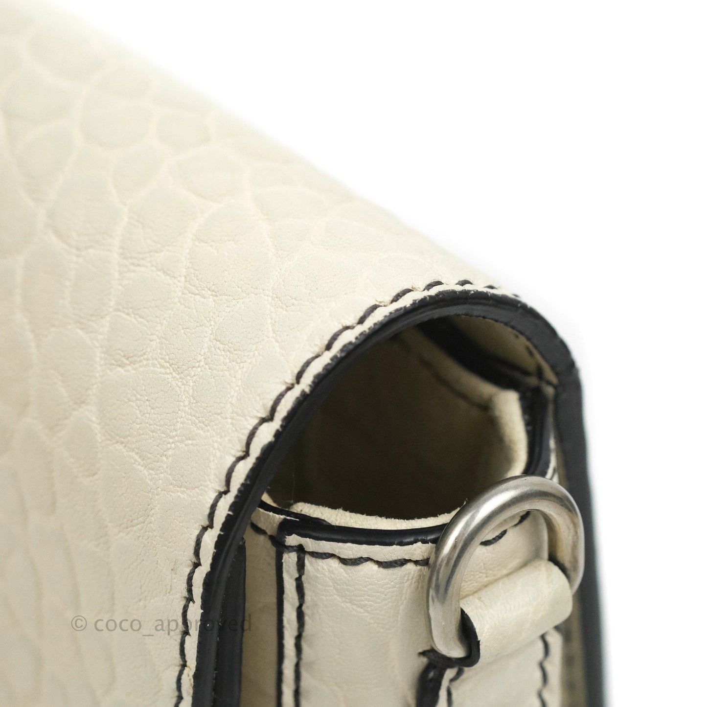 Dior Mosaic Dio(r)evolution Shoulder Bag White Calfskin