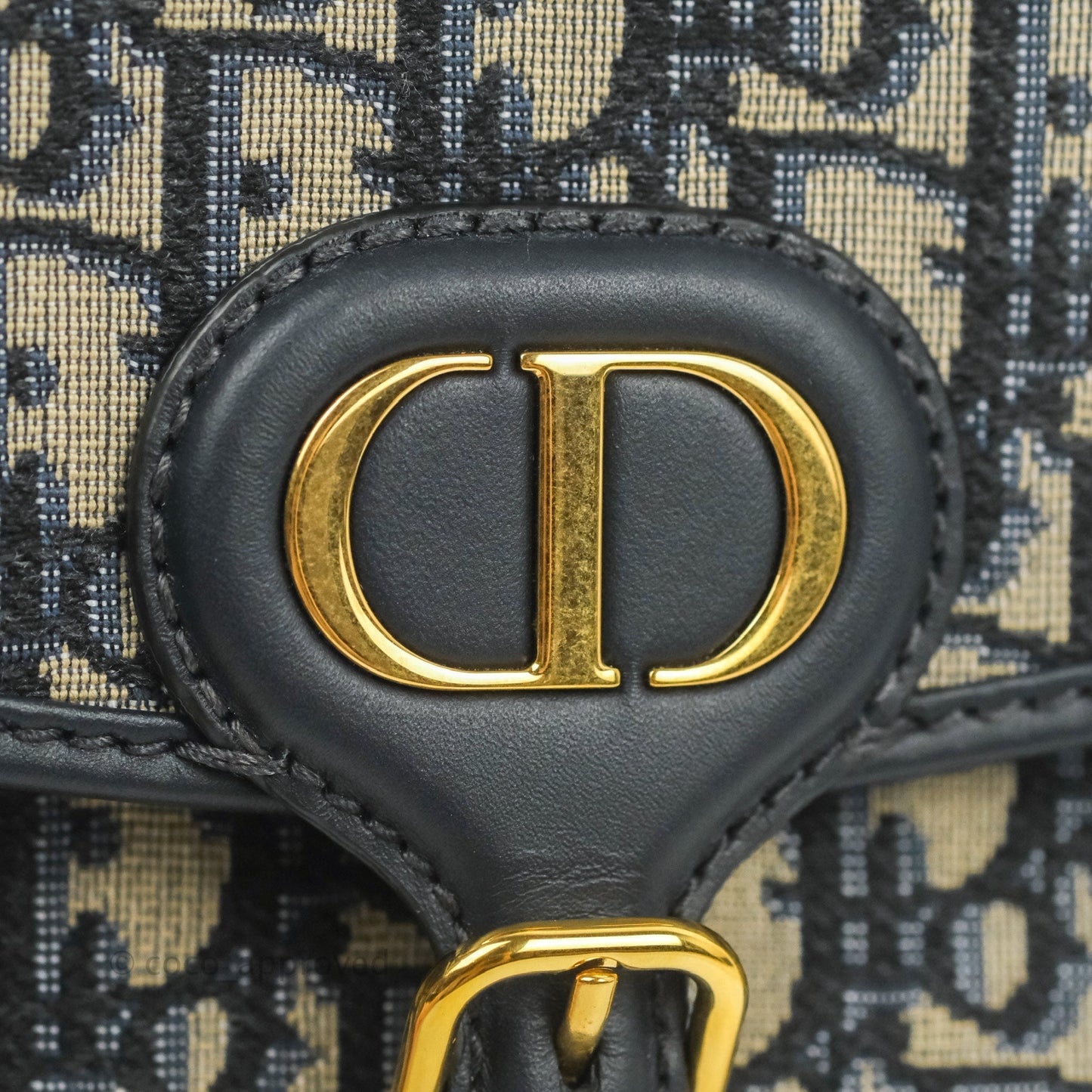 Dior Medium Bobby Bag Blue Oblique Jacquard Canvas