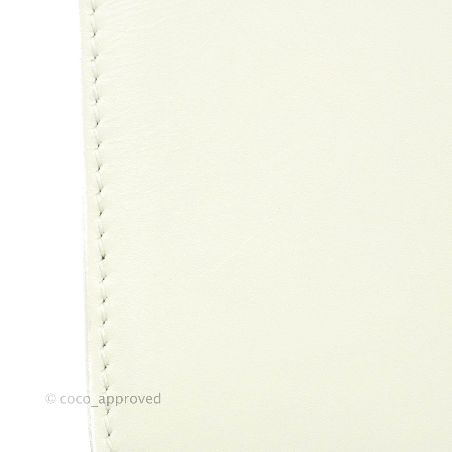 Christian Dior 30 Montaigne Bag White Calfskin Gold Hardware