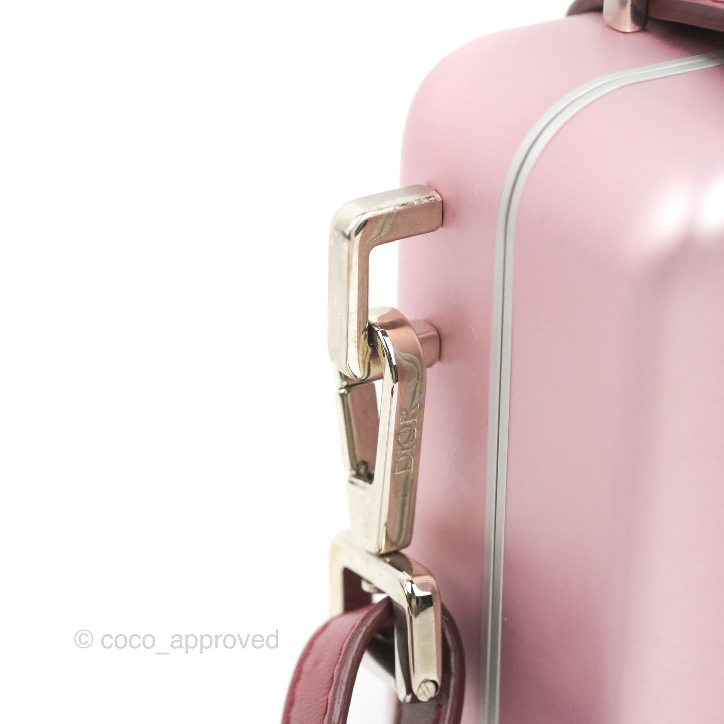 Dior x Rimowa Aluminum Personal Clutch Rose