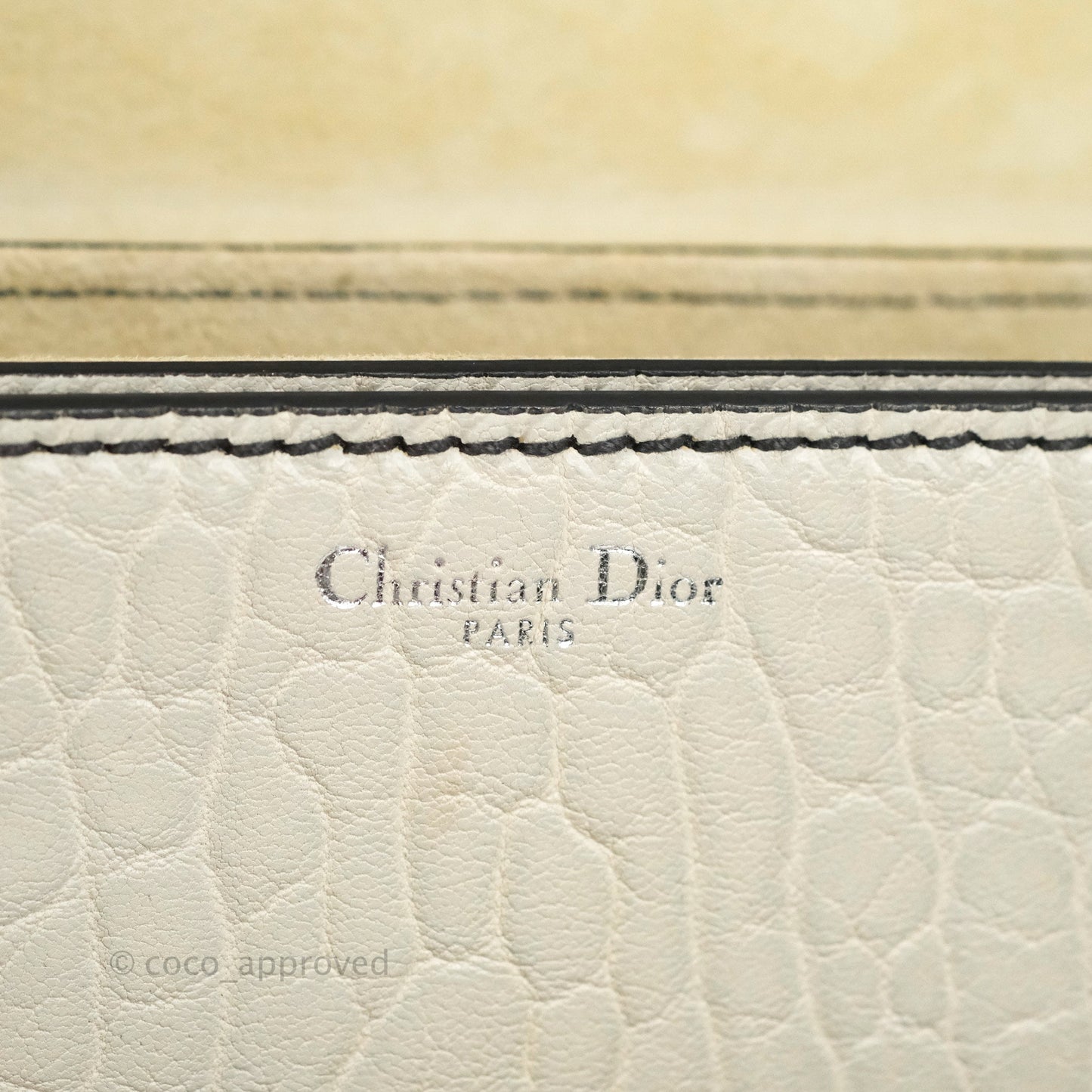 Dior Mosaic Dio(r)evolution Shoulder Bag White Calfskin