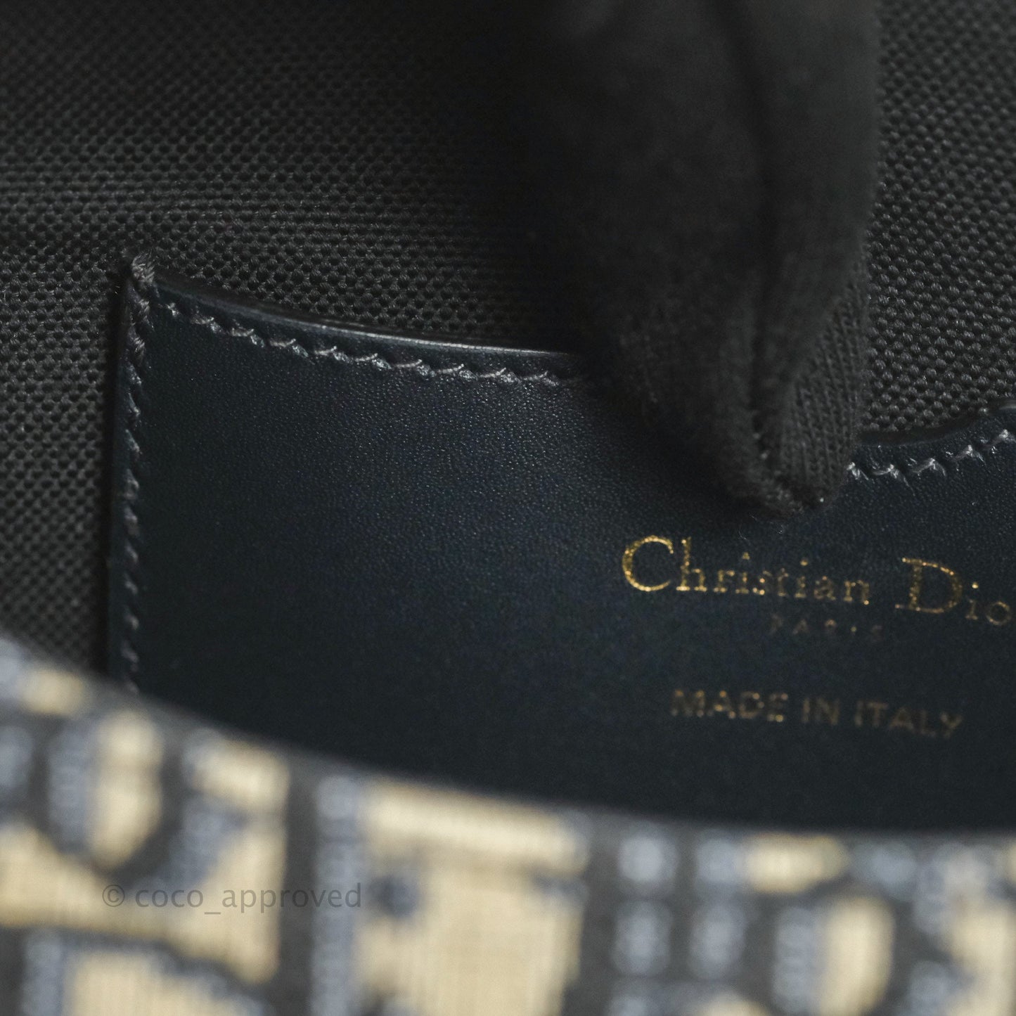Dior Medium Bobby Bag Blue Oblique Jacquard Canvas