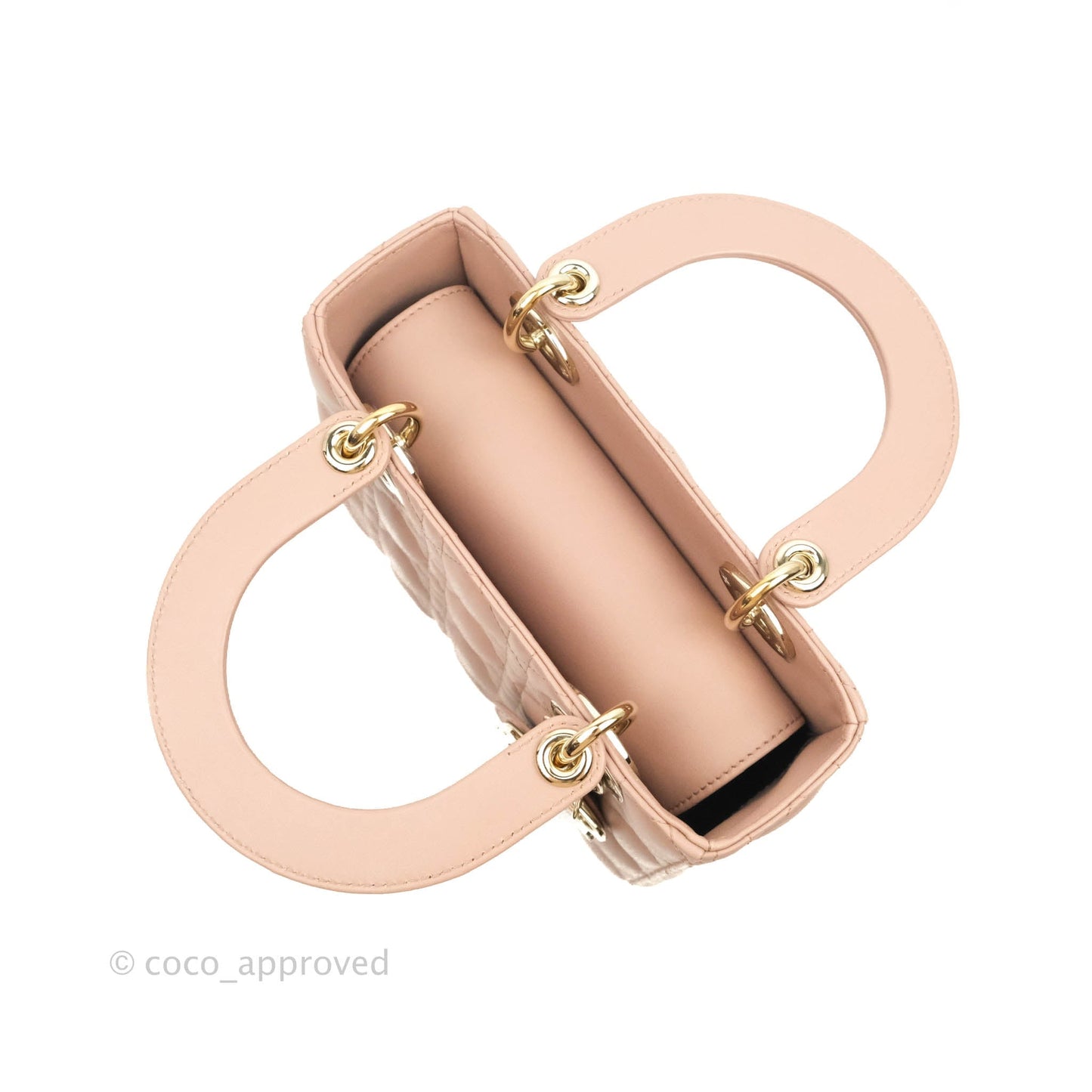 Christian Dior My ABCDior Lady Dior Fard Blush Lambskin Gold Hardware