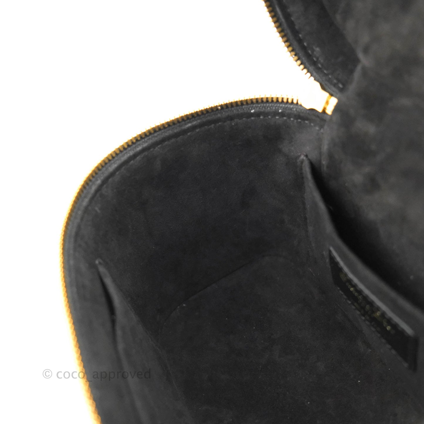 Christian Dior Small Diortravel Vanity Case Black Lambskin Cannage