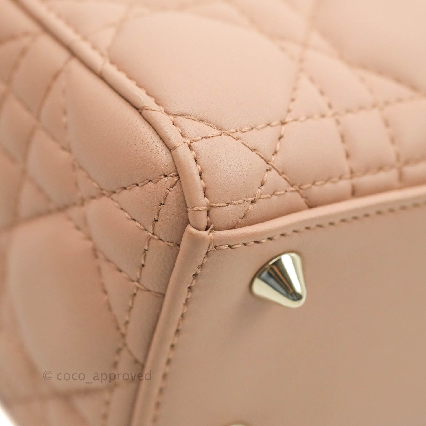 Christian Dior My ABCDior Lady Dior Fard Blush Lambskin Gold Hardware