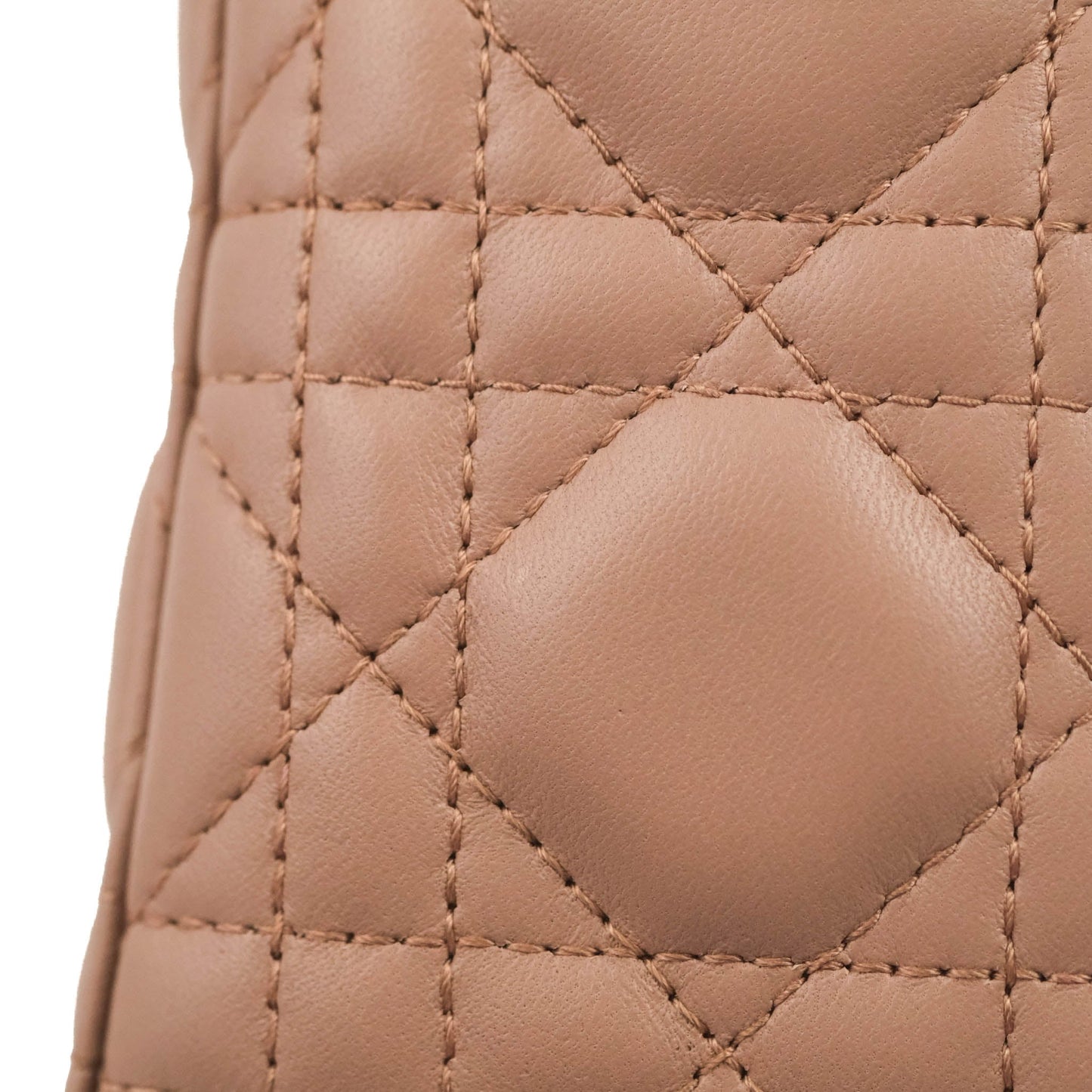 Christian Dior Lambskin My ABCDior Lady Dior Fard Gold Hardware