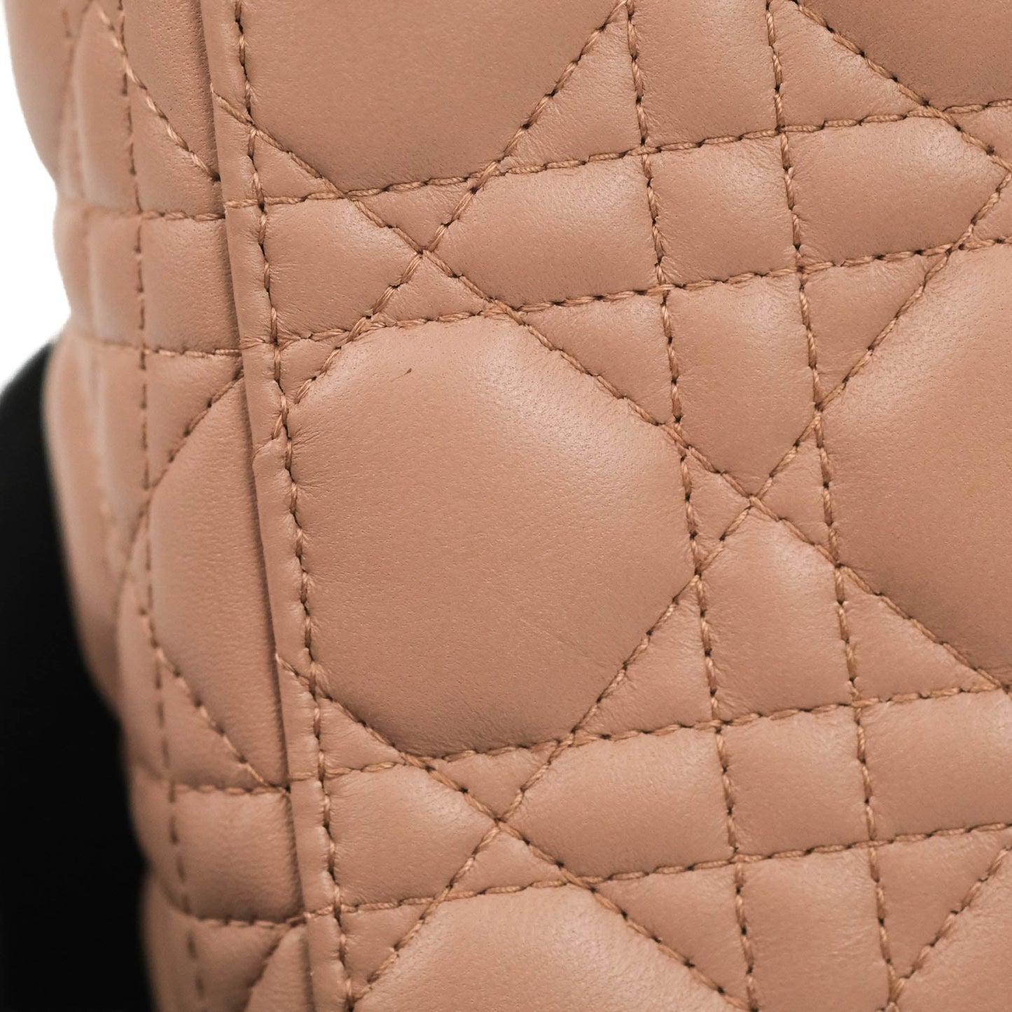 Christian Dior Lambskin My ABCDior Lady Dior Fard Gold Hardware