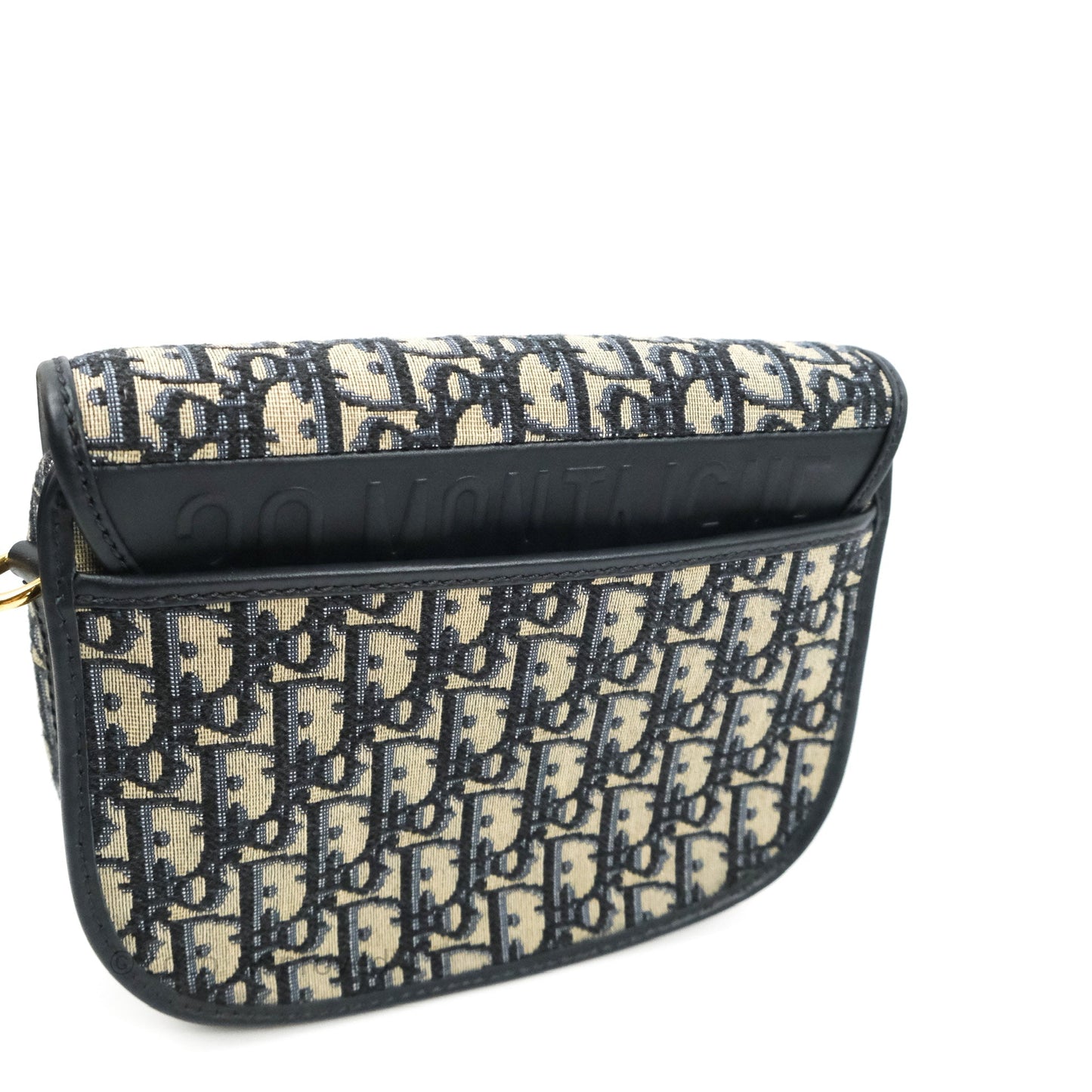 Dior Medium Bobby Bag Blue Oblique Jacquard Canvas