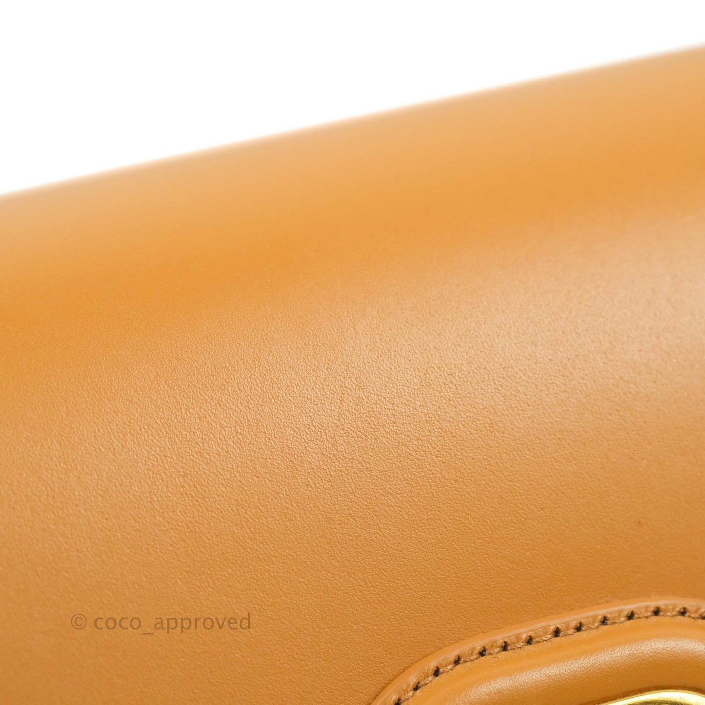 Dior Medium Bobby Bag Camel Calfskin Gold Hardware